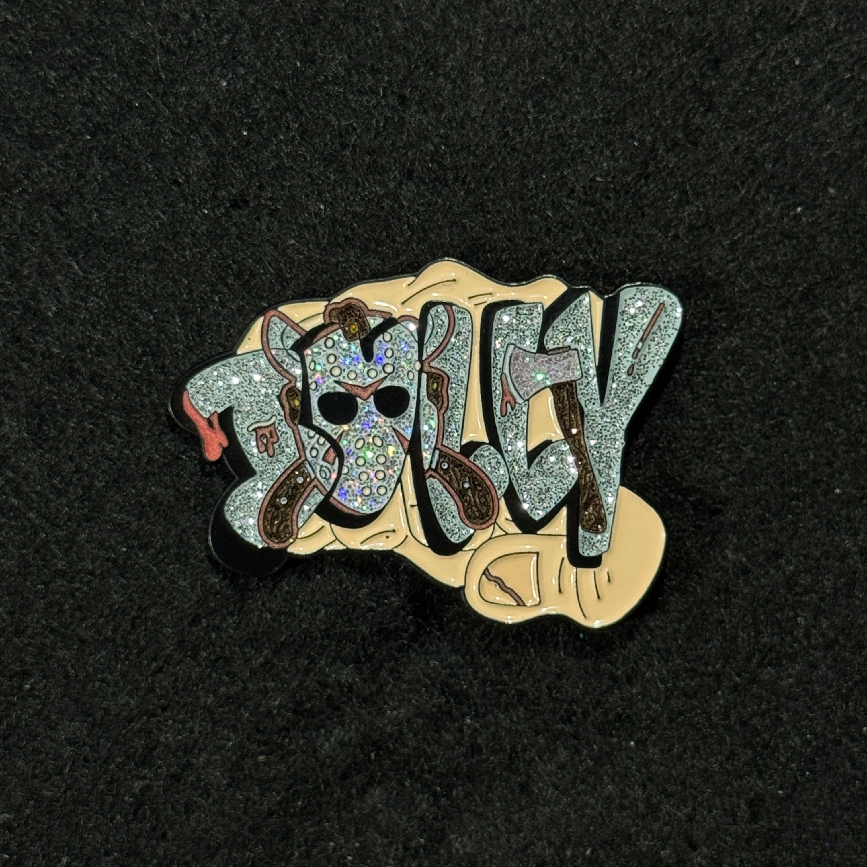 BULLY Jason Mask Graphic Pin