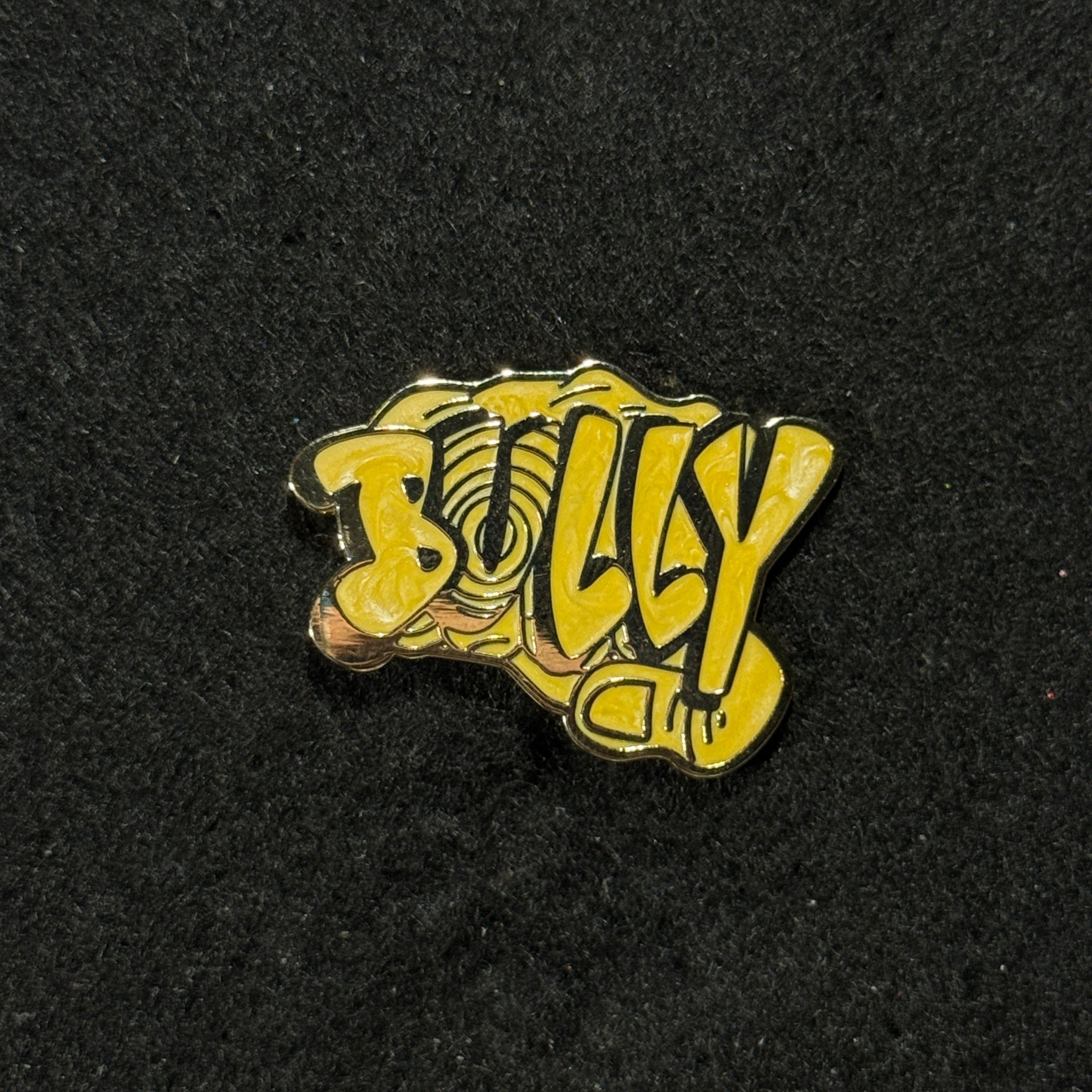 BULLY Silver Plating / Yellow Graphic Pin