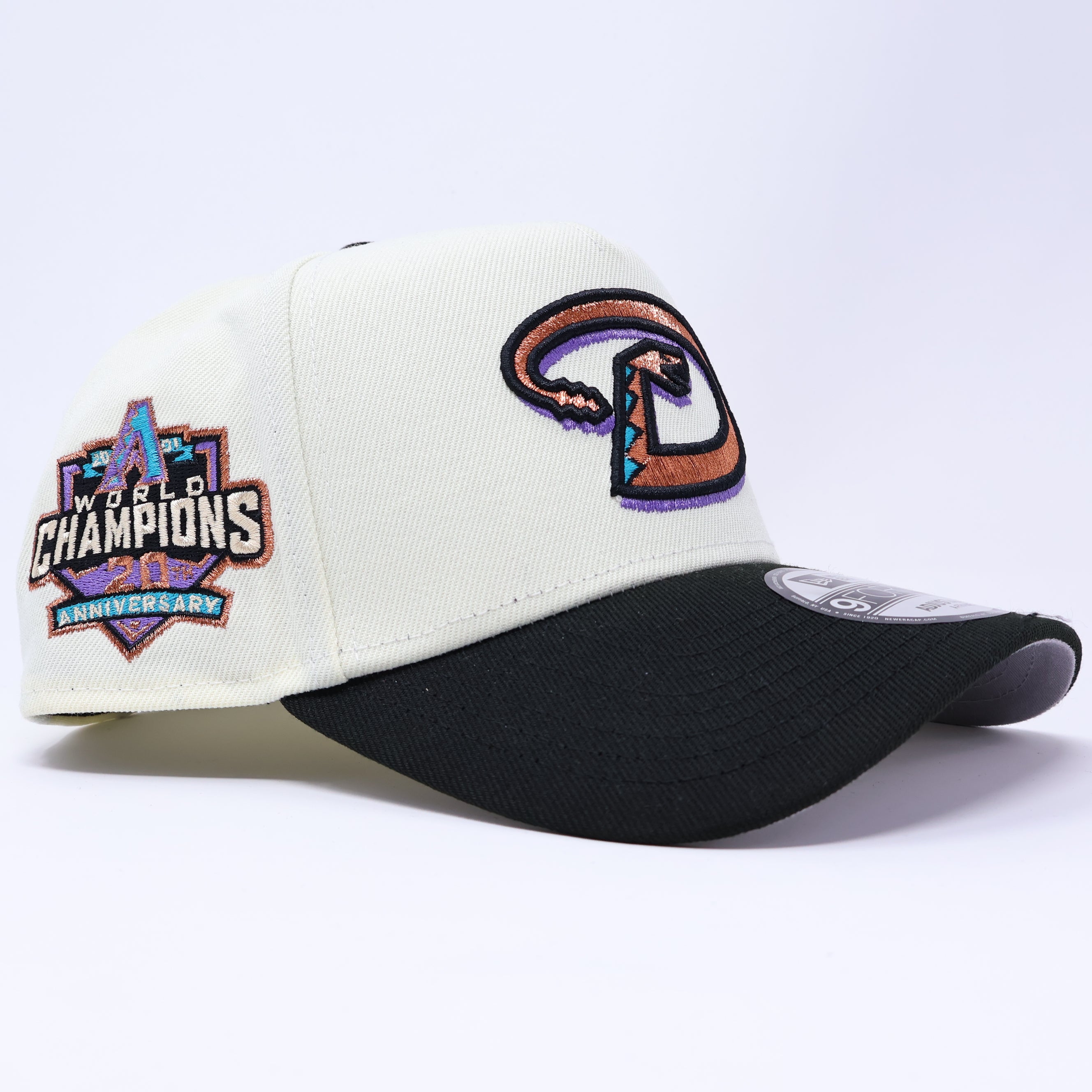 NEW Chrome White Arizona Diamondbacks New Era 9Forty Adjustable 5 Panel Hat