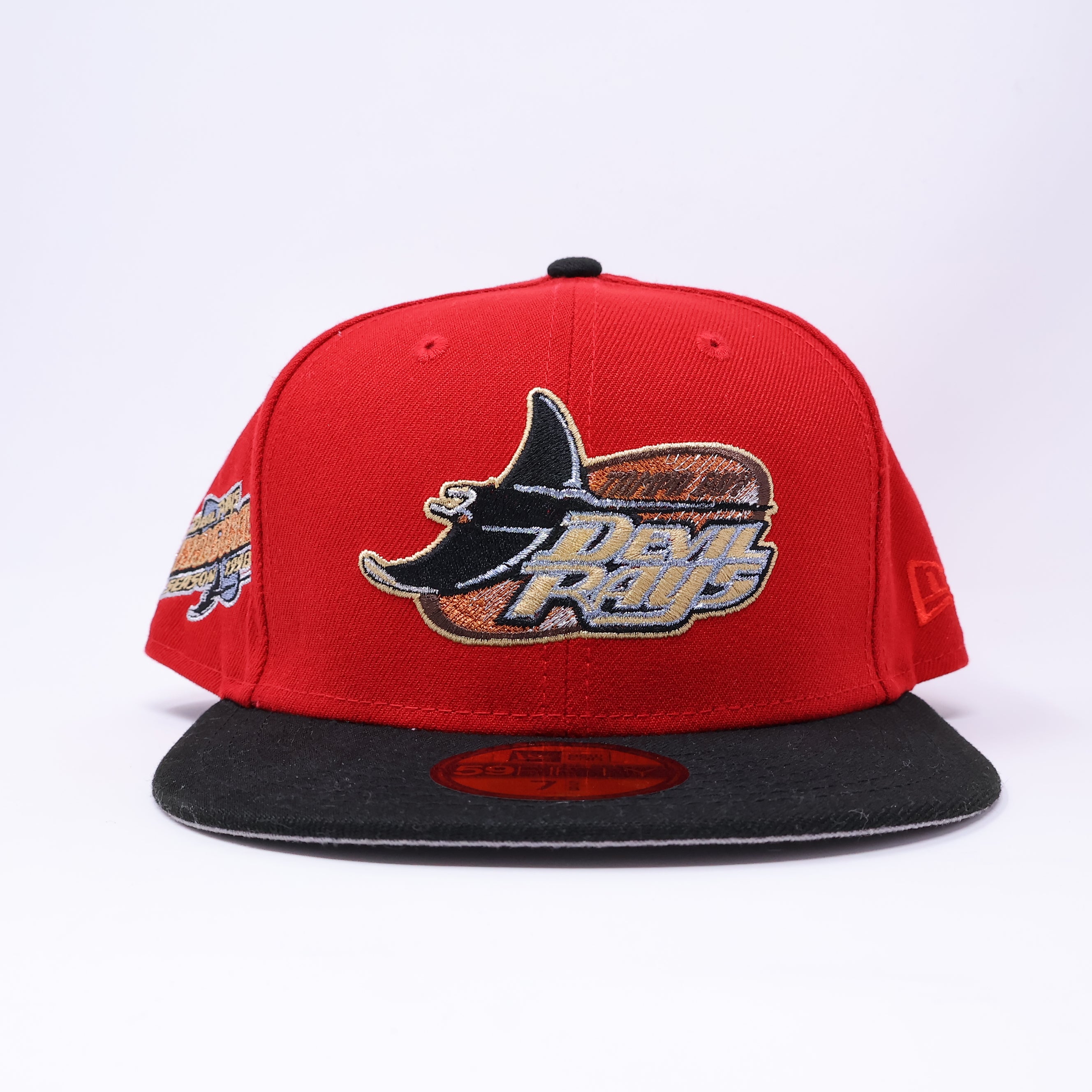 NWT 5/8 Red Tampa Devil Rays Inaugural Season 1998 59fifty New Era Fitted Hat Cap