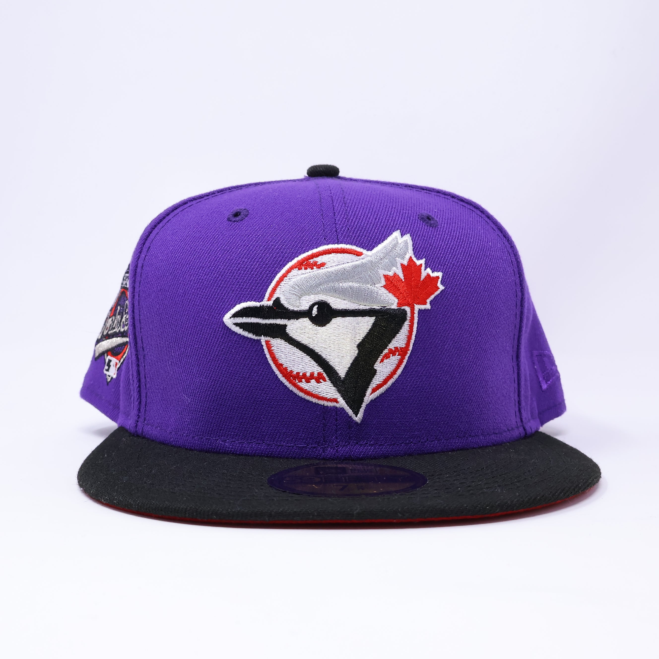 NWT 5/8 Purple Toronto Blue Jays 1992 World Series 59fifty New Era Fitted Hat Cap