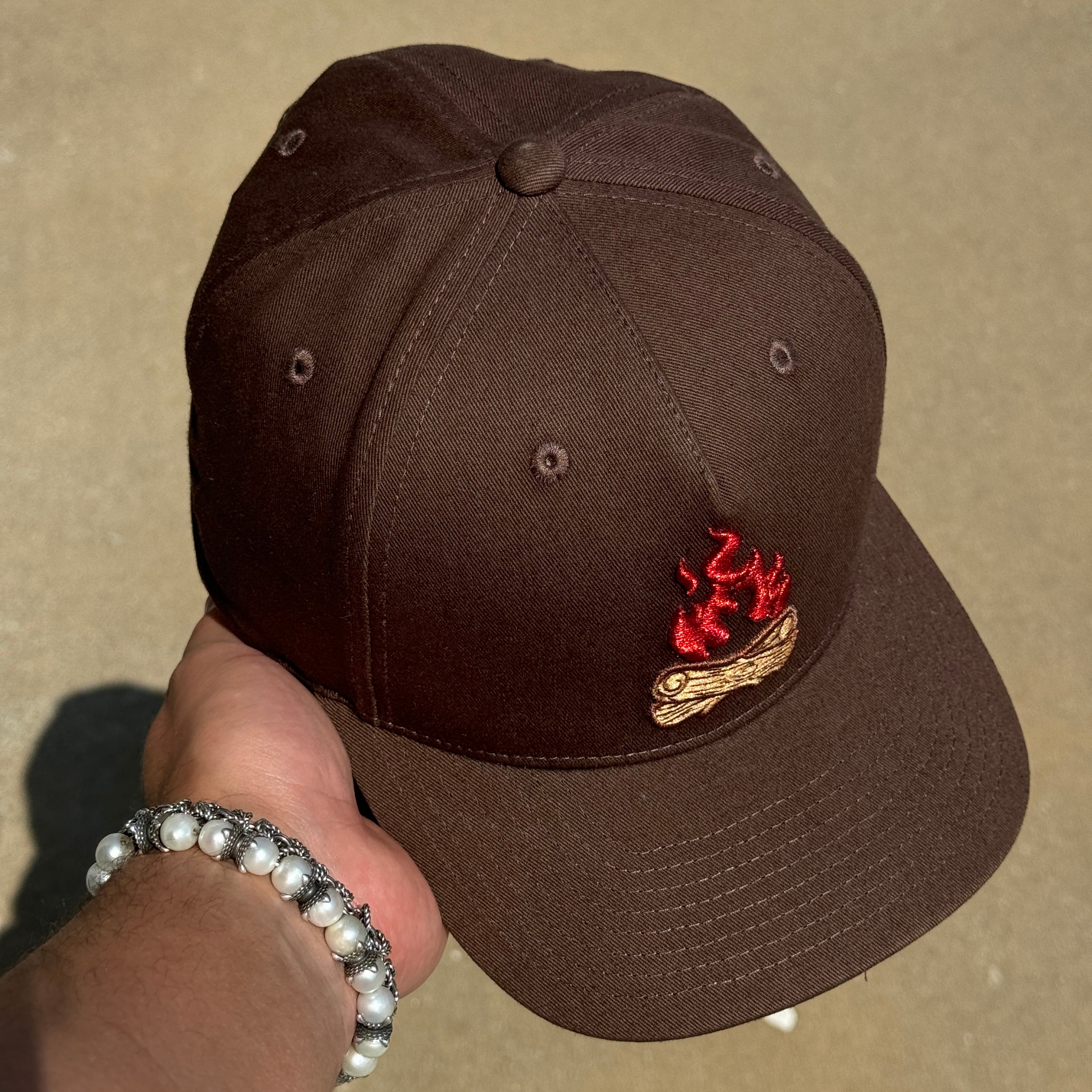 Good Hats Camp Fire Hazel Brown Trucker Edition Snapback Cap