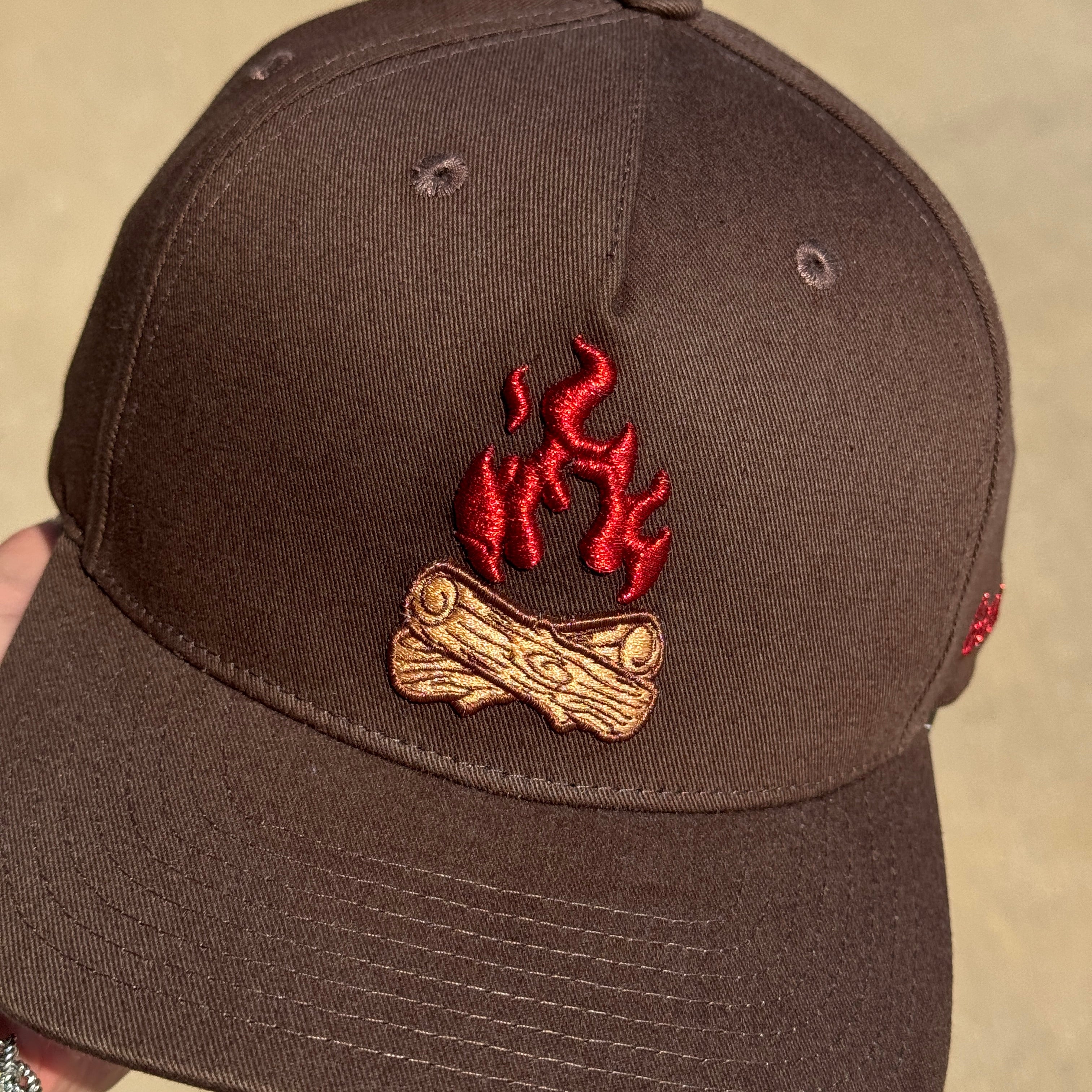 Good Hats Camp Fire Hazel Brown Trucker Edition Snapback Cap