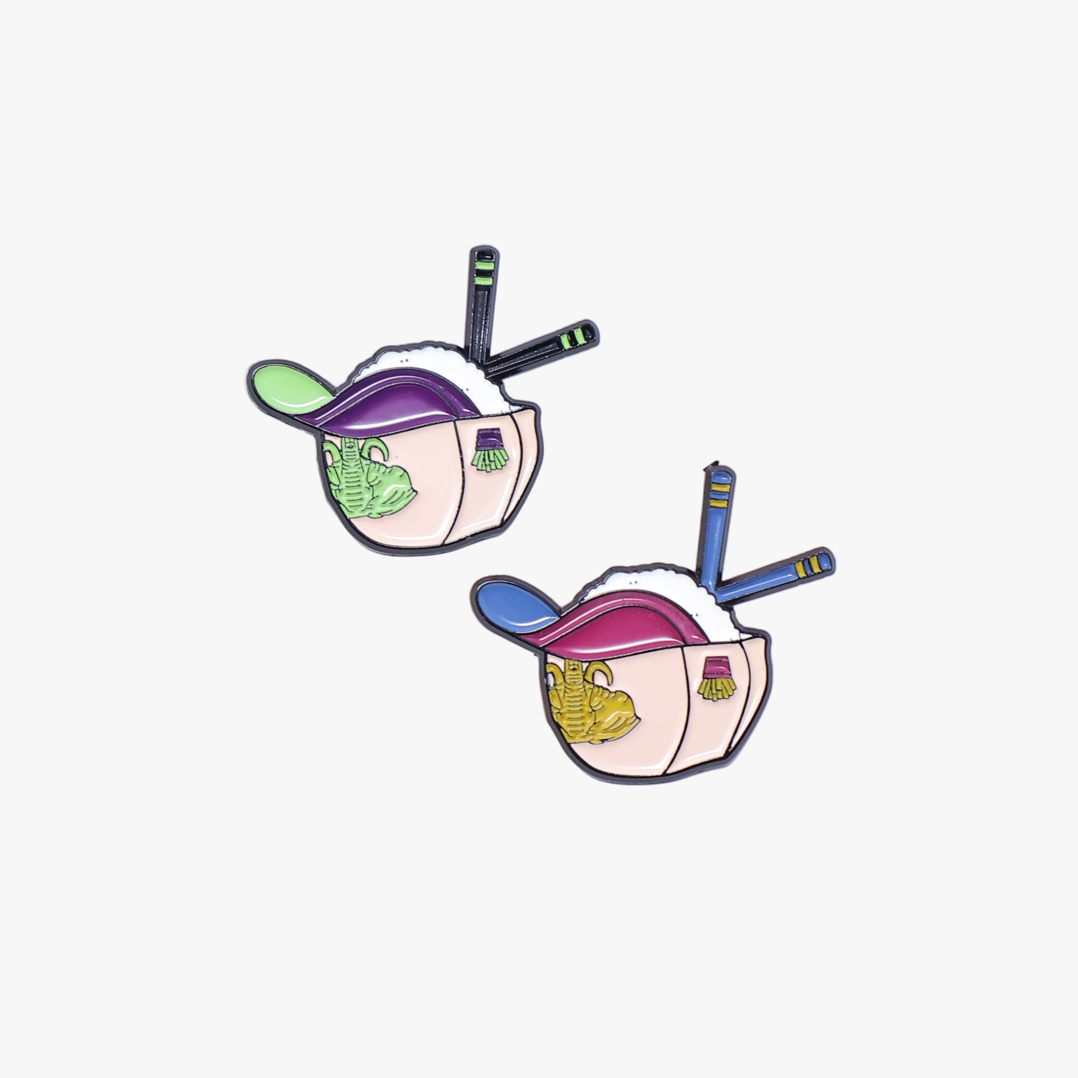 Rahnni Fitteds Anime Rice Bowl Graphic Pin