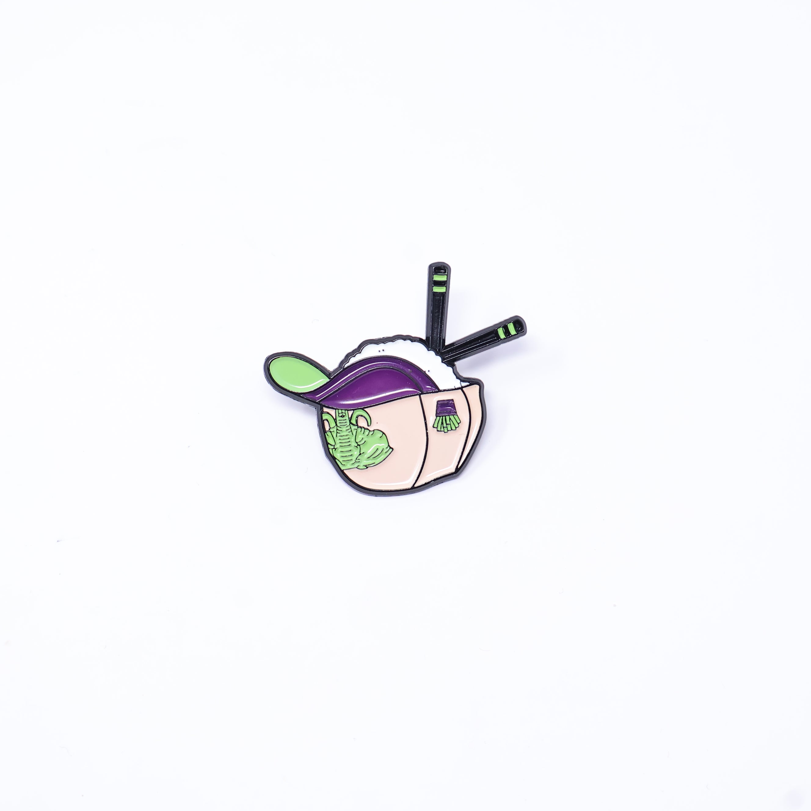 Rahnni Fitteds Anime Rice Bowl Graphic Pin