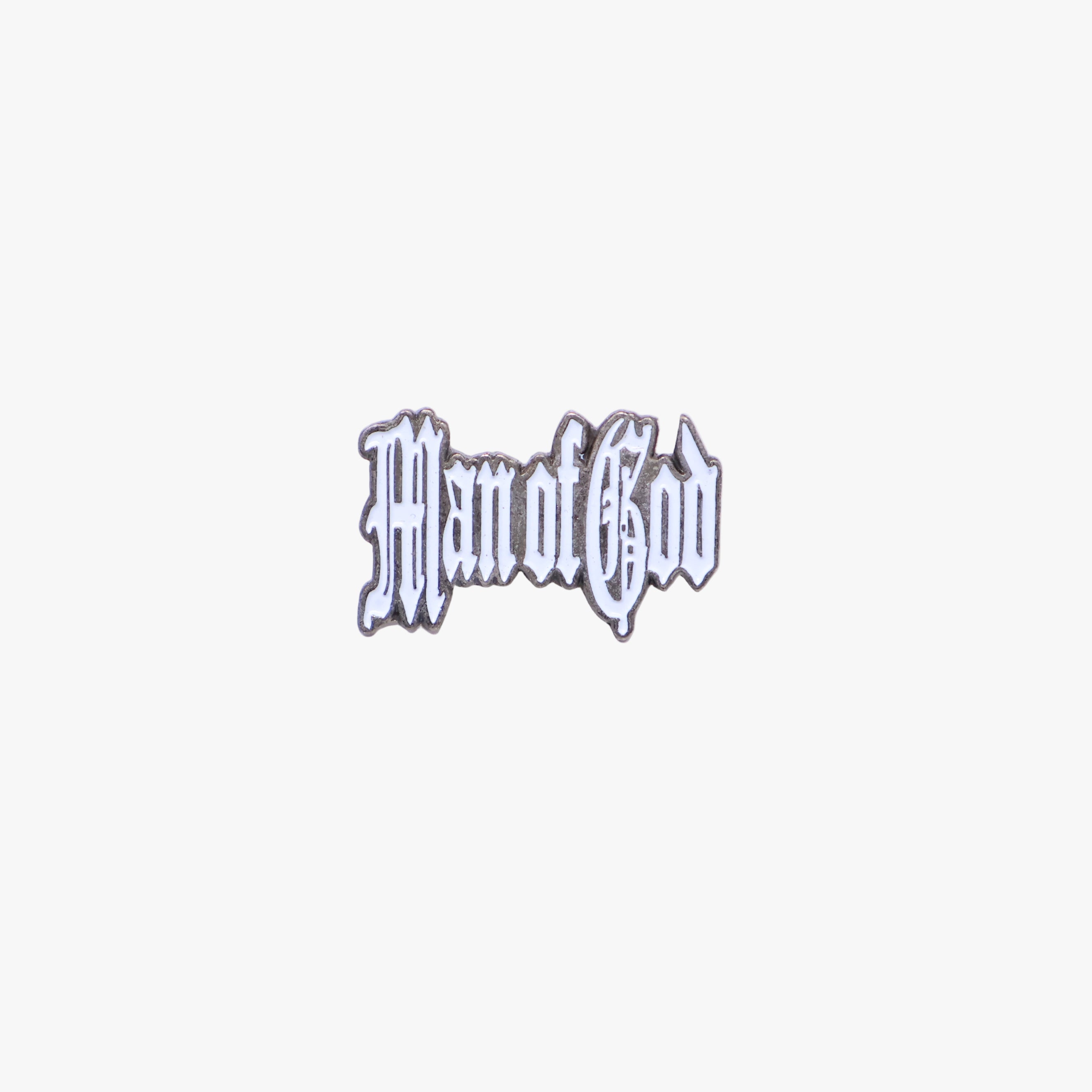 Man of God Script Pin – Souf Crowns