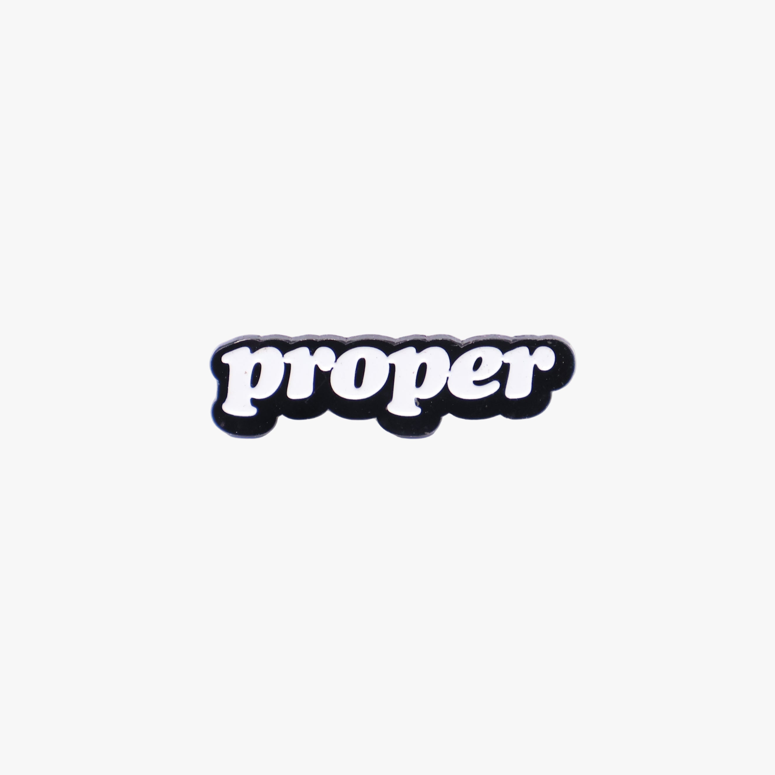 Proper Script Pin