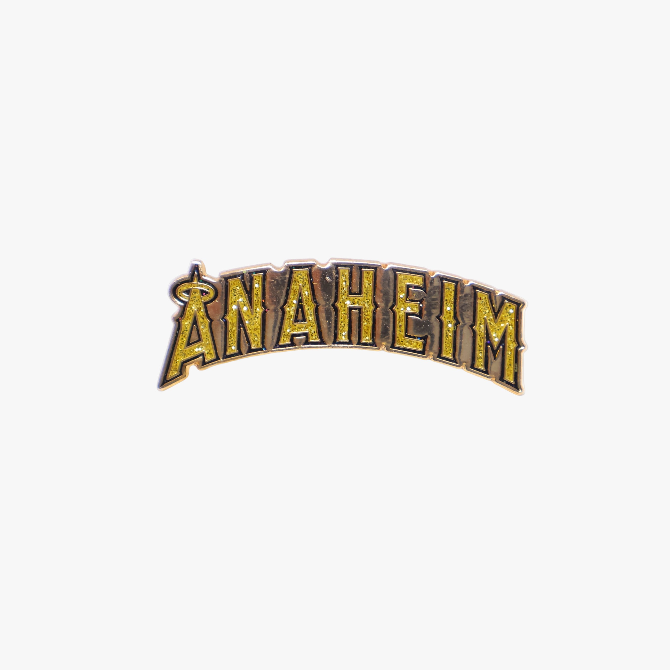 Gold Los Angeles Angels Script Pin
