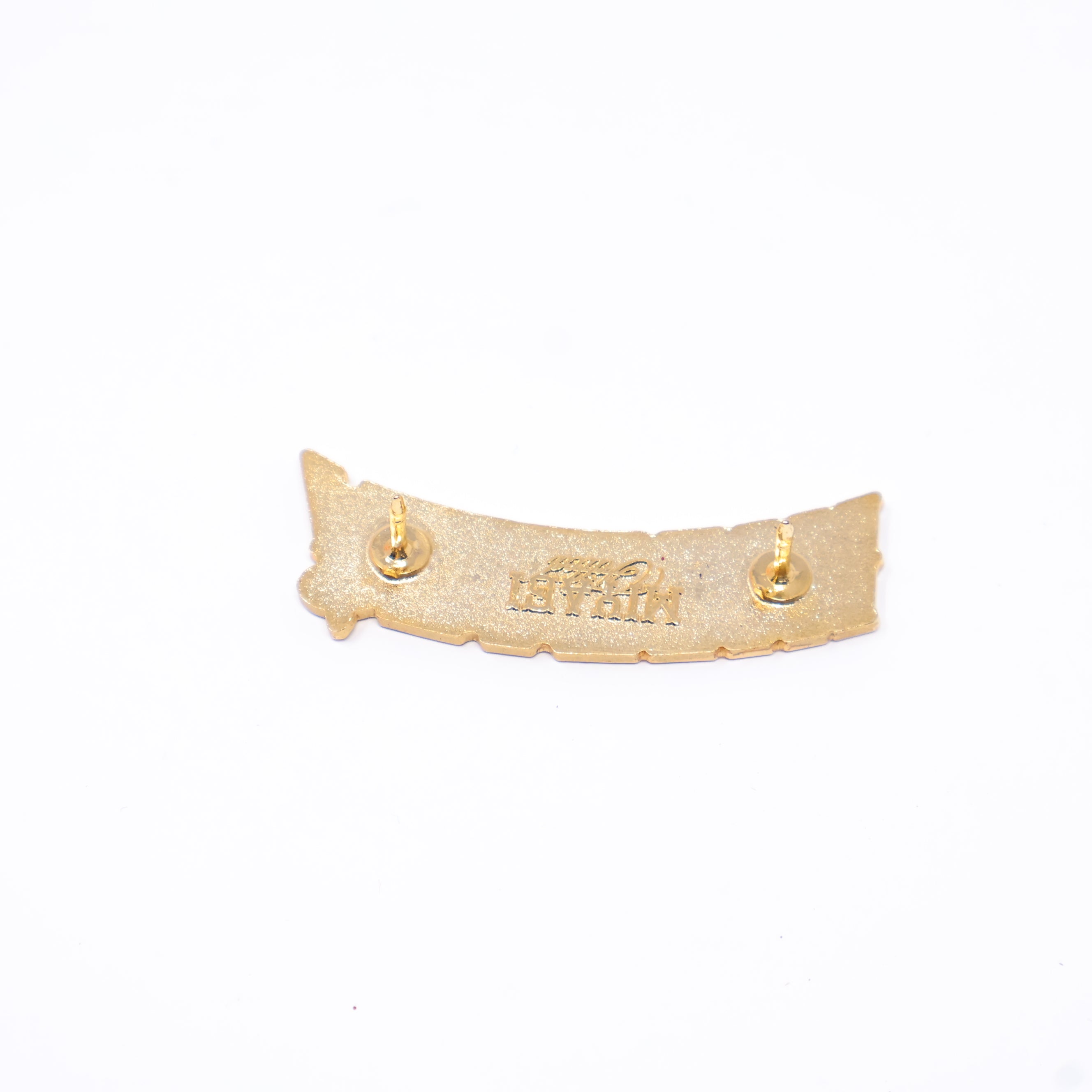Gold Los Angeles Angels Script Pin