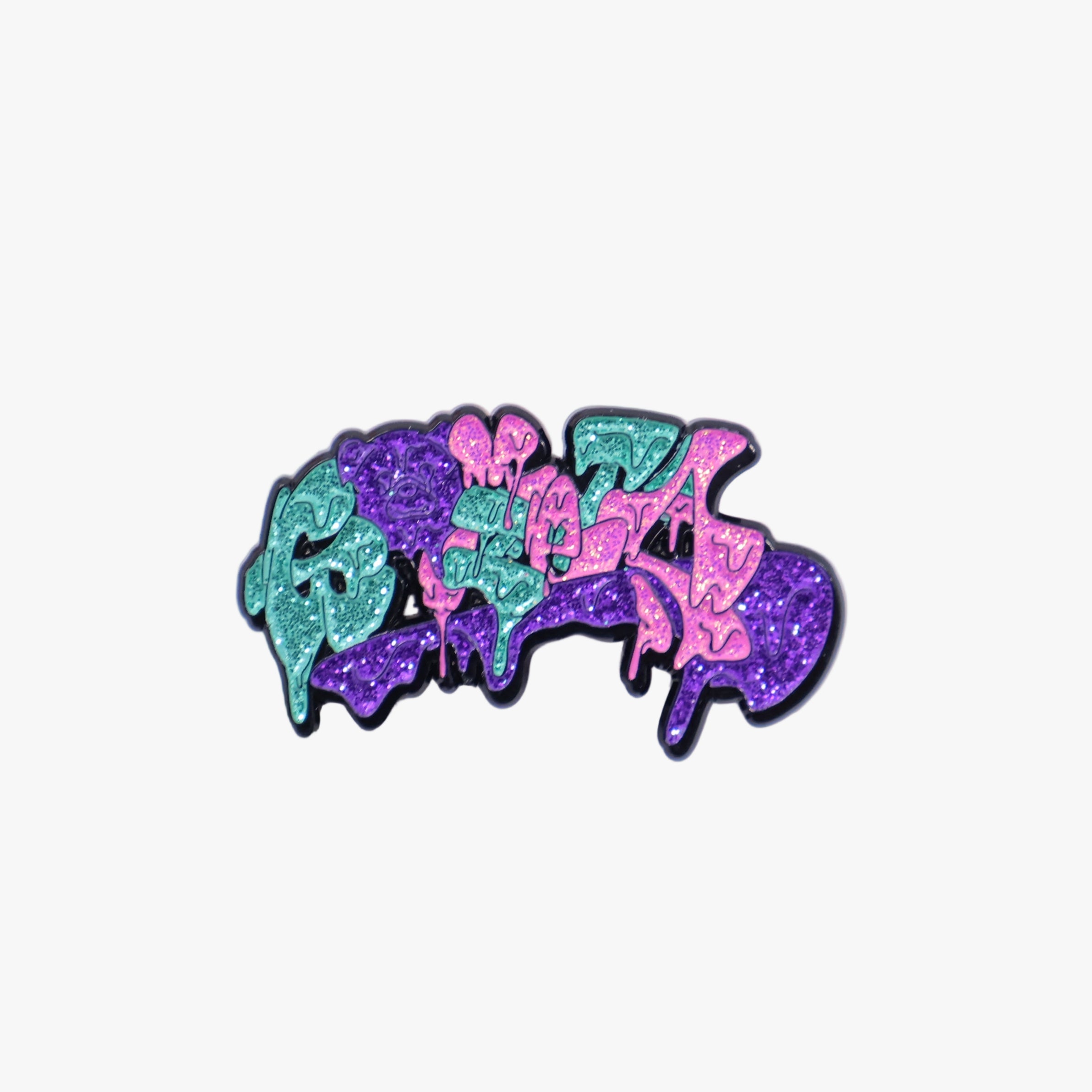 Graffiti Script Pin