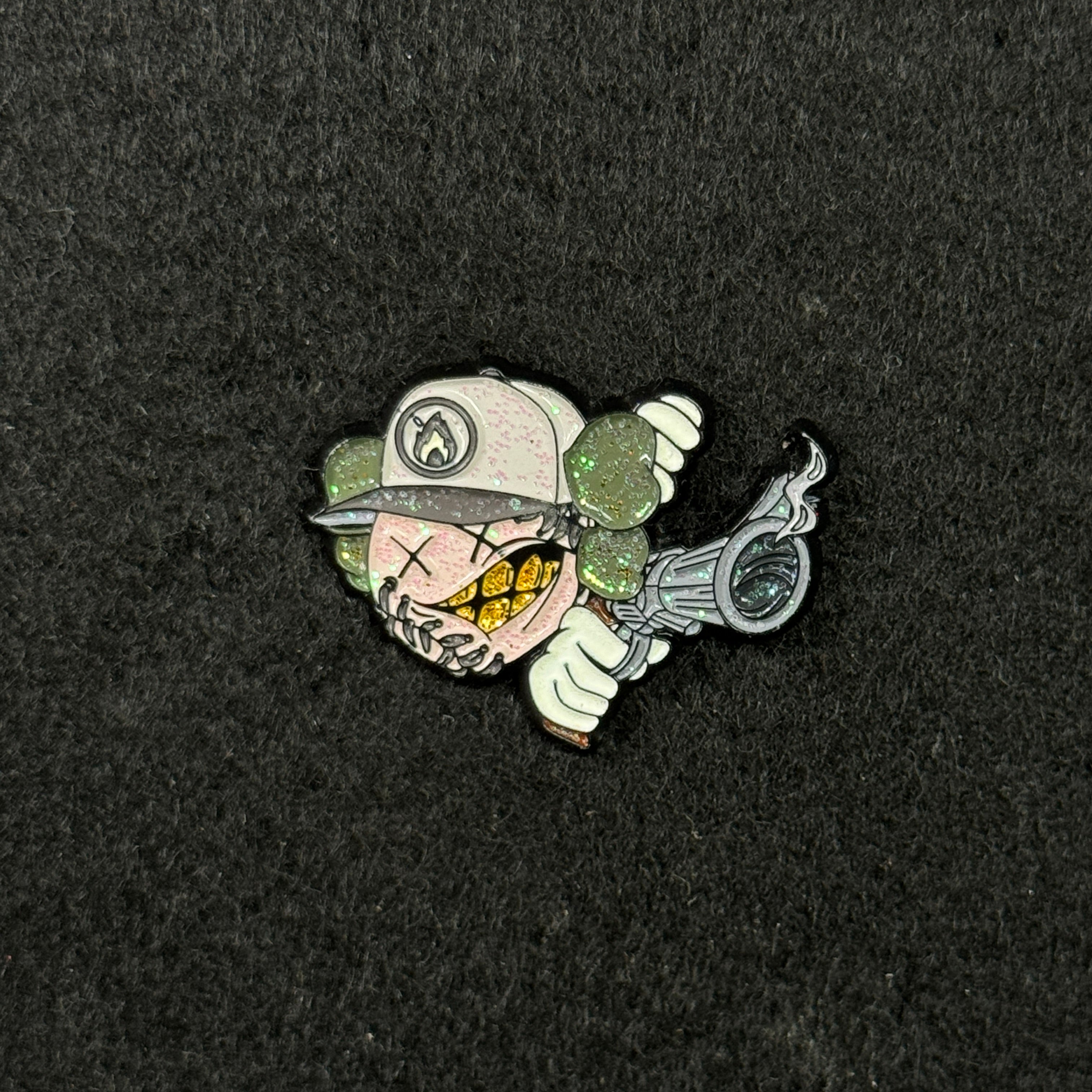 Kaws Baseball Shooter Peeker Pin