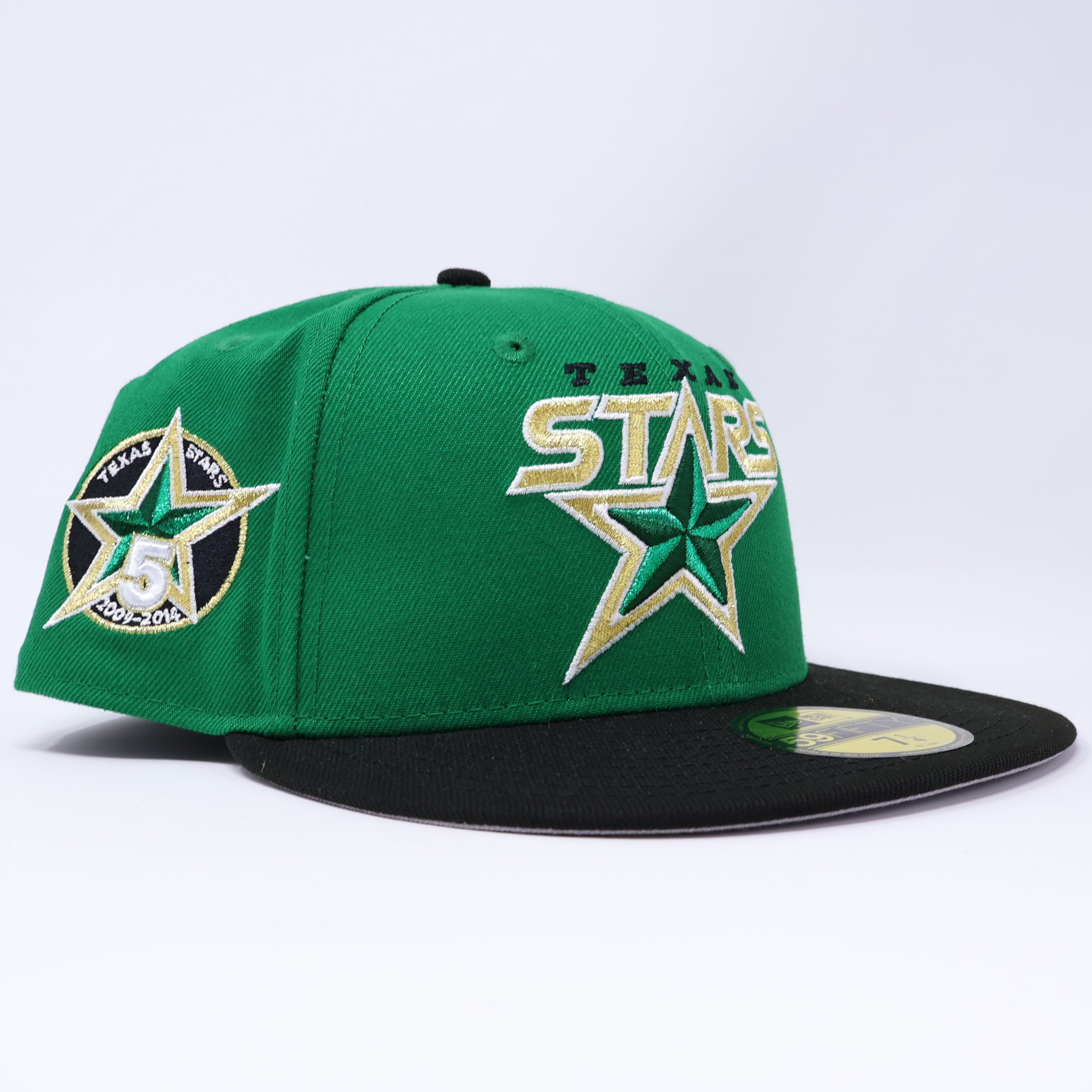 NWT 1/4 Green Dallas Texas Stars AHL NHL 59fifty New Era Fitted Hat Cap