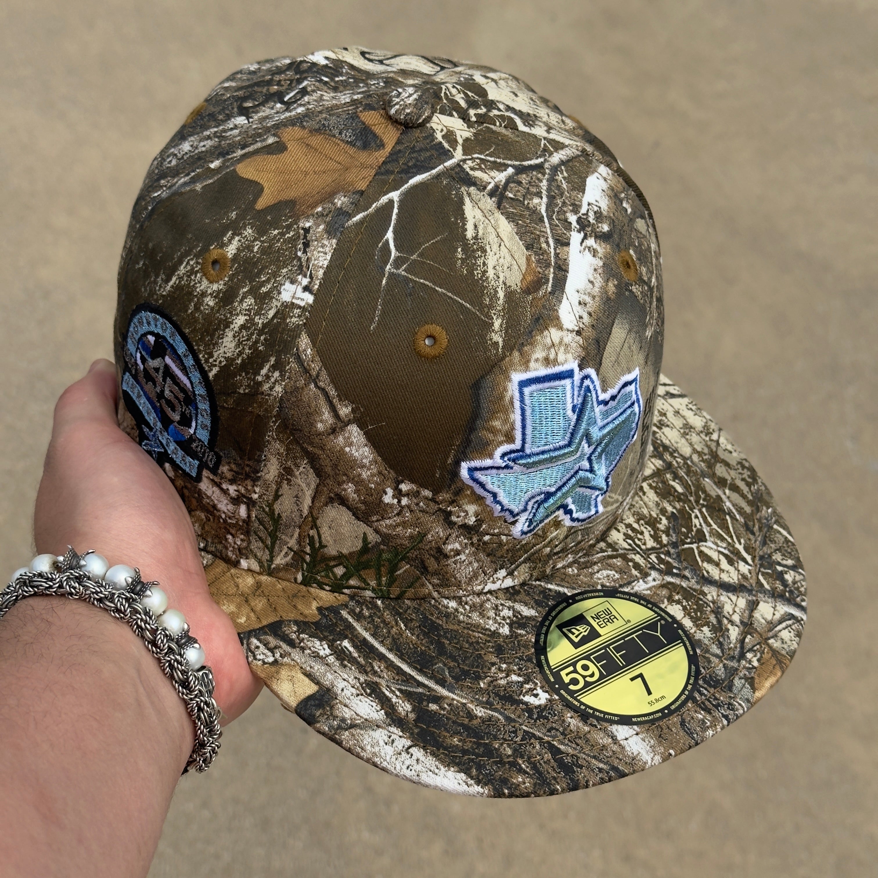 Camo Realtree Icy Houston Astros 45th Anniversary 59fifty New Era Fitted Hat Cap