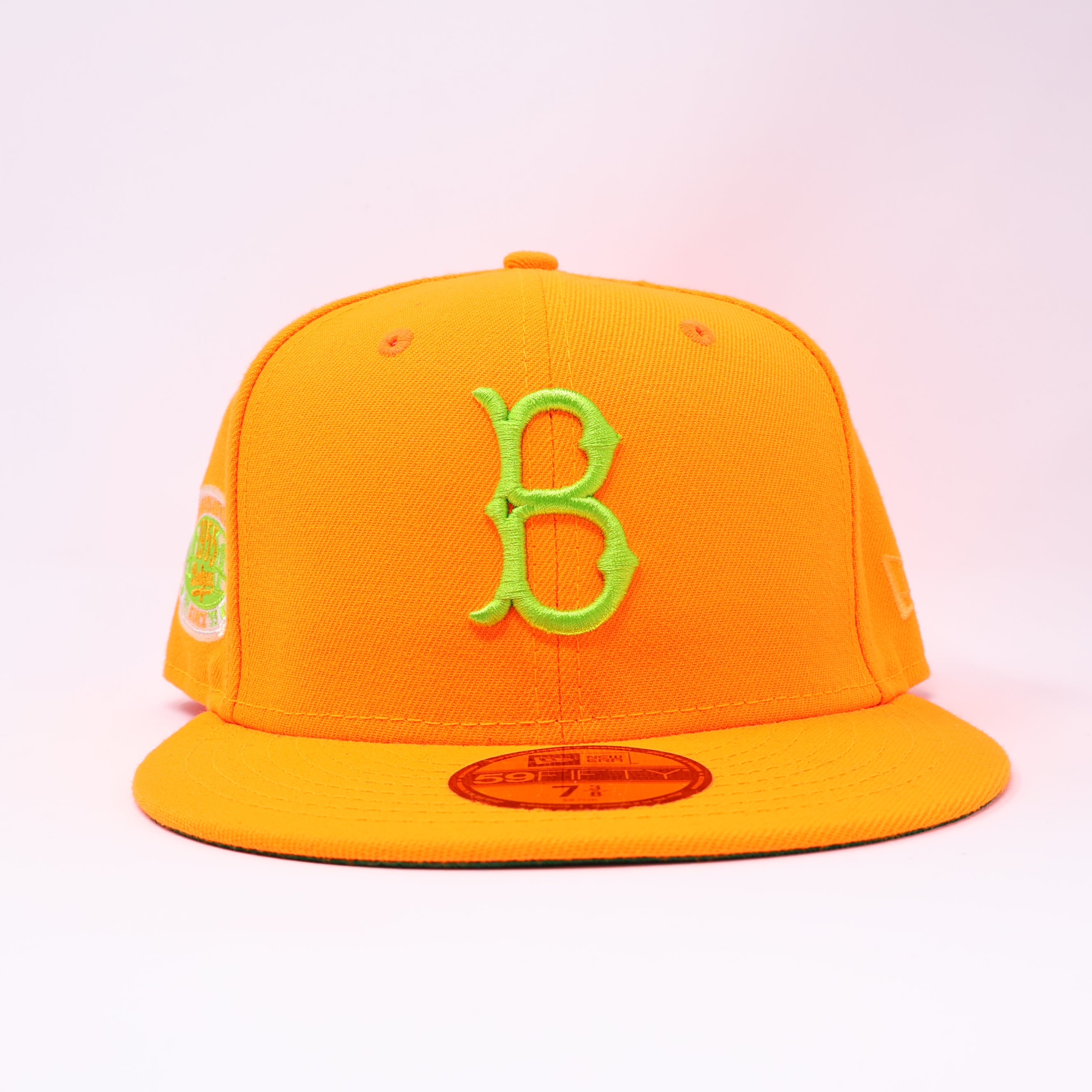 NWT Orange Brooklyn Dodgers 1st World Champs 59fifty New Era Fitted Hat Cap