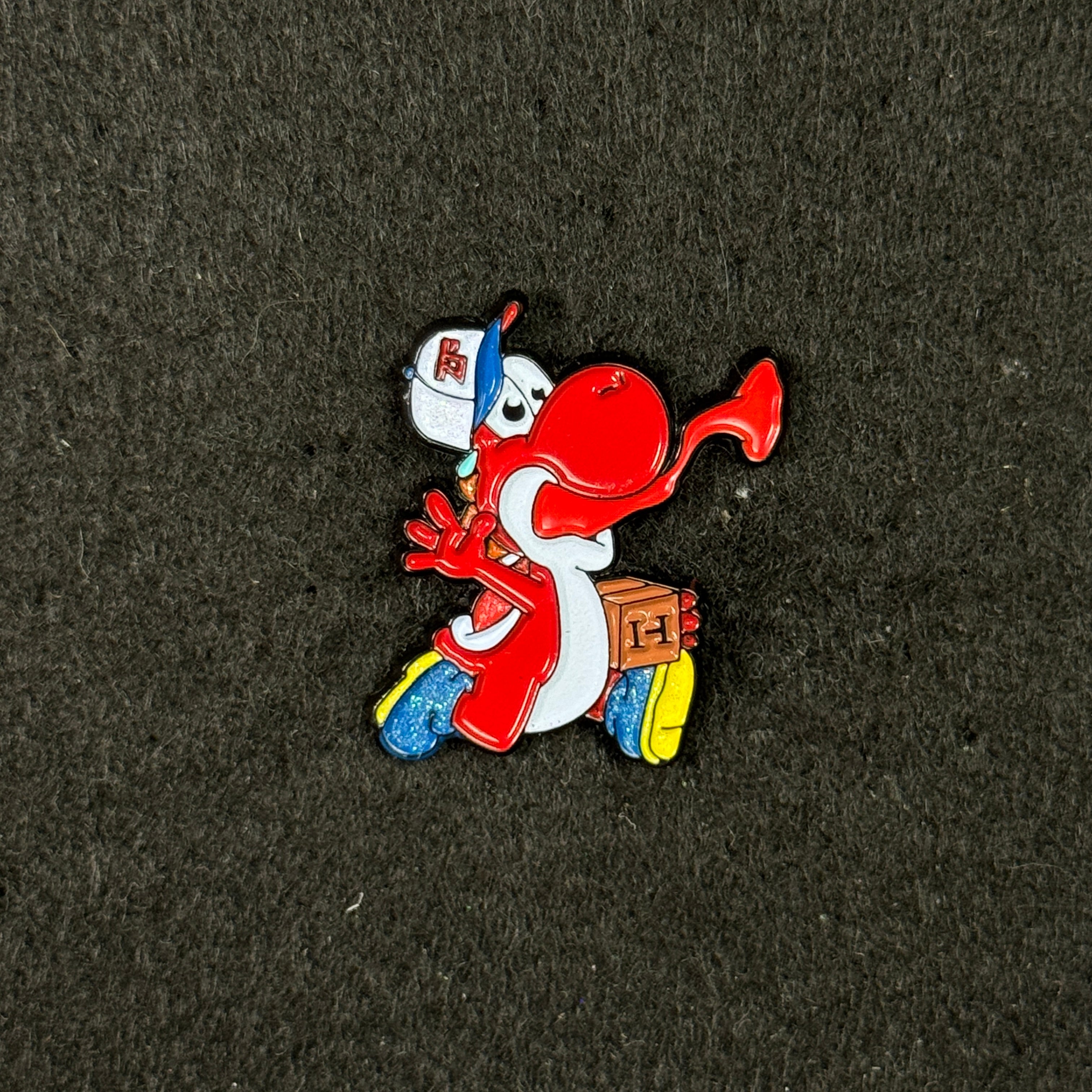 Red Panic Yoshi Tongue Grab Hatclub