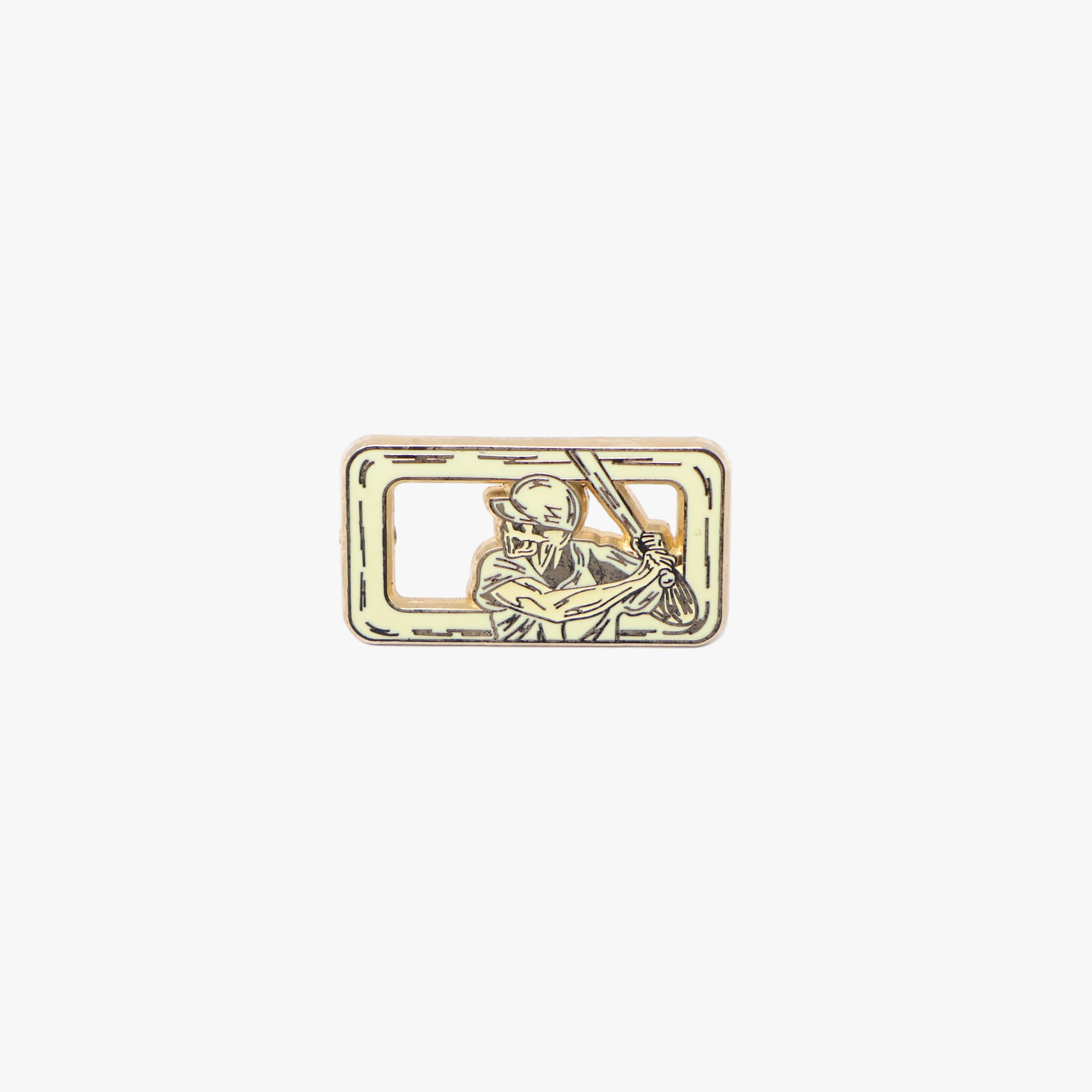 Skeleton MLB Player Logo Pin