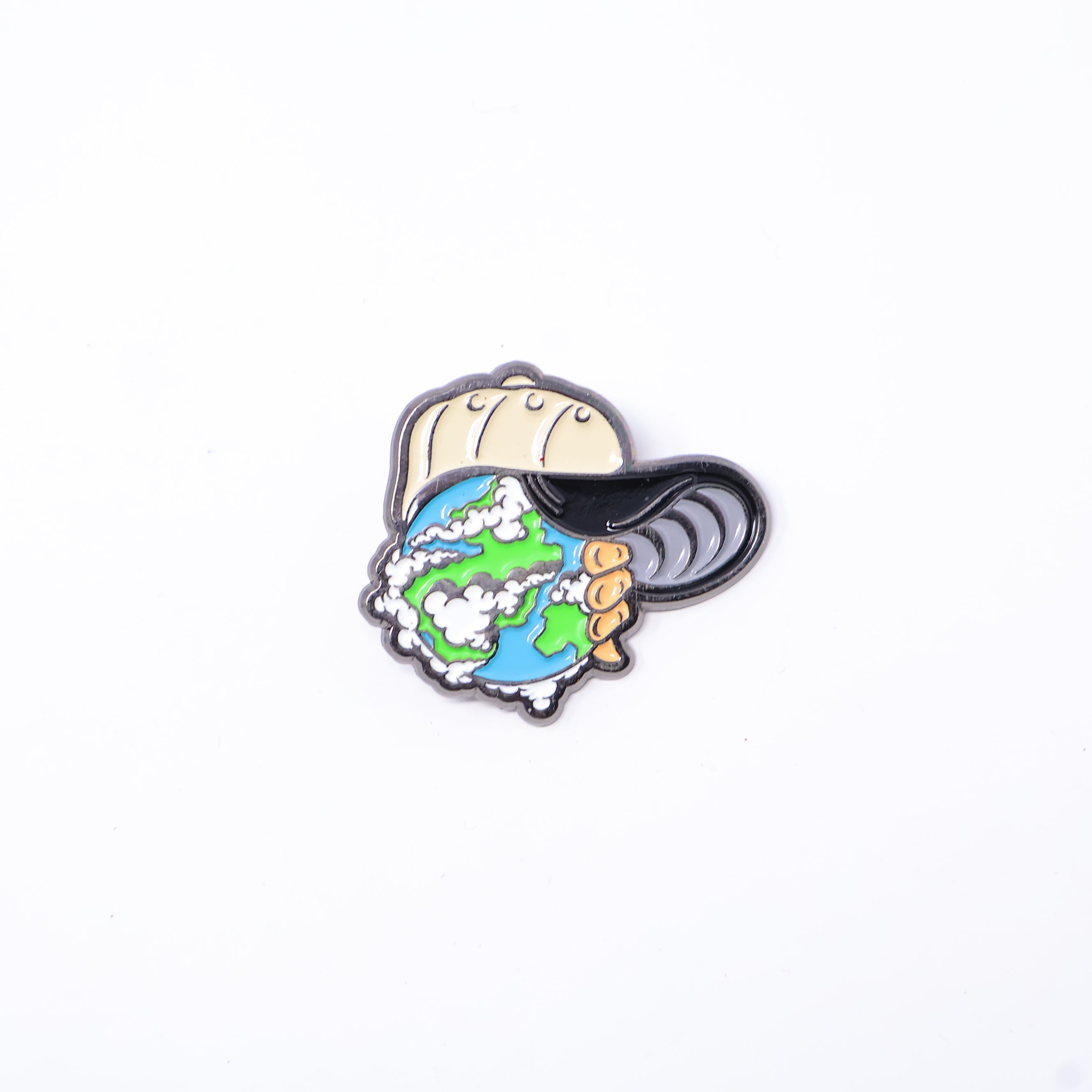 Cap World Graphic Pin
