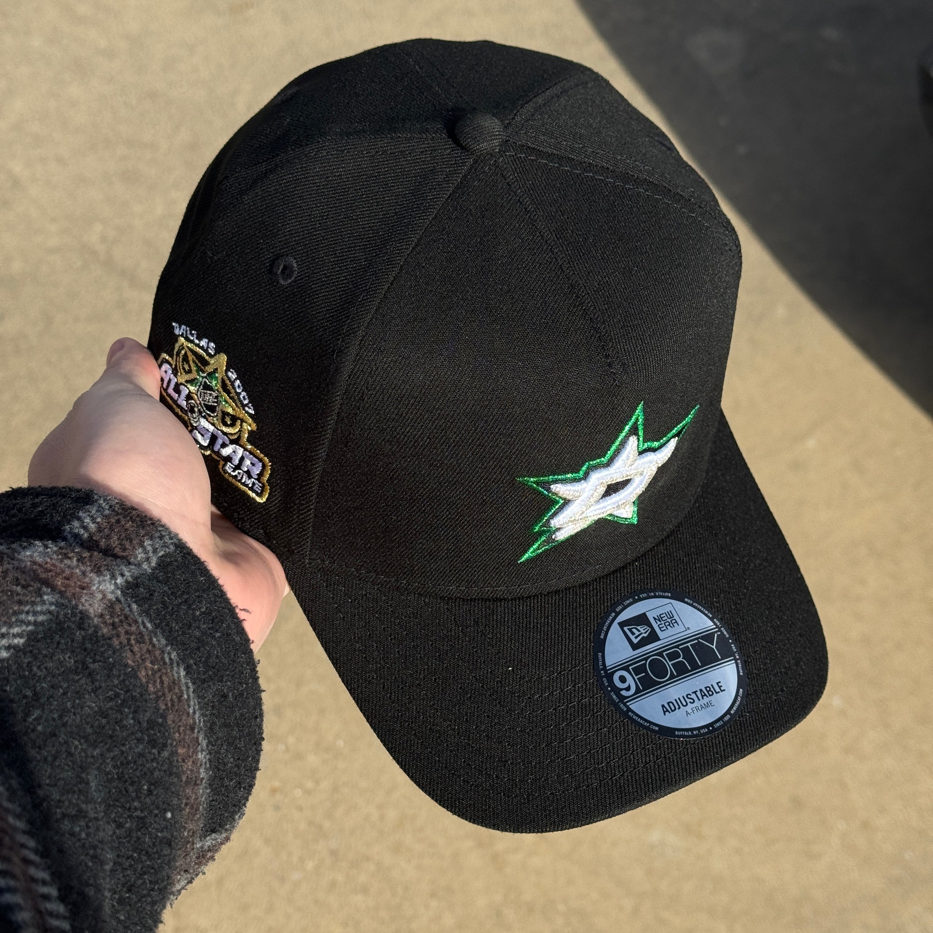 NWT Black Dallas Stars NHL All Star Game 9Forty New Era Adjustable Snapback Hat