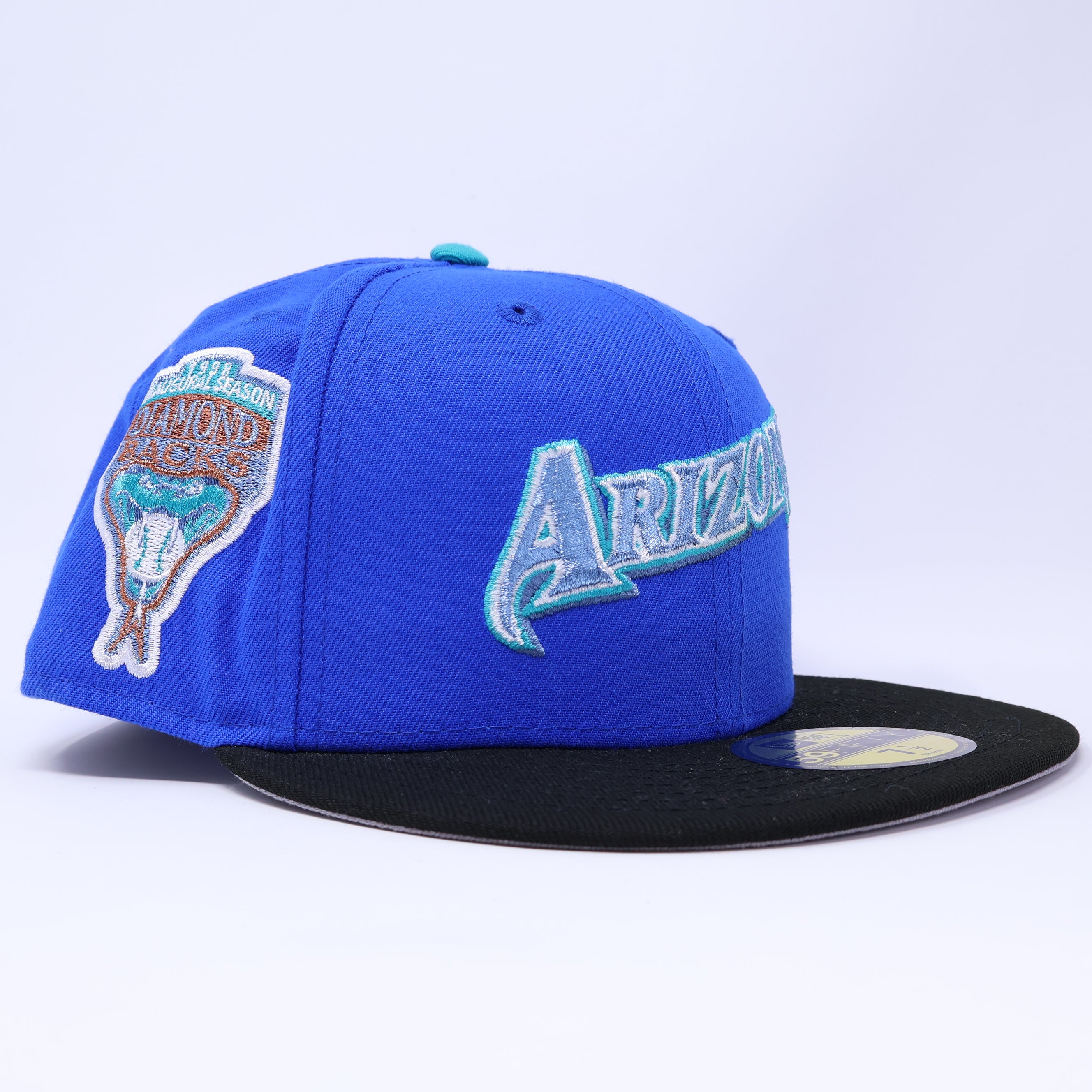 NEW Blue Arizona Diamondbacks 1998 Inaugural Season 59fifty New Era Fitted Hat Cap