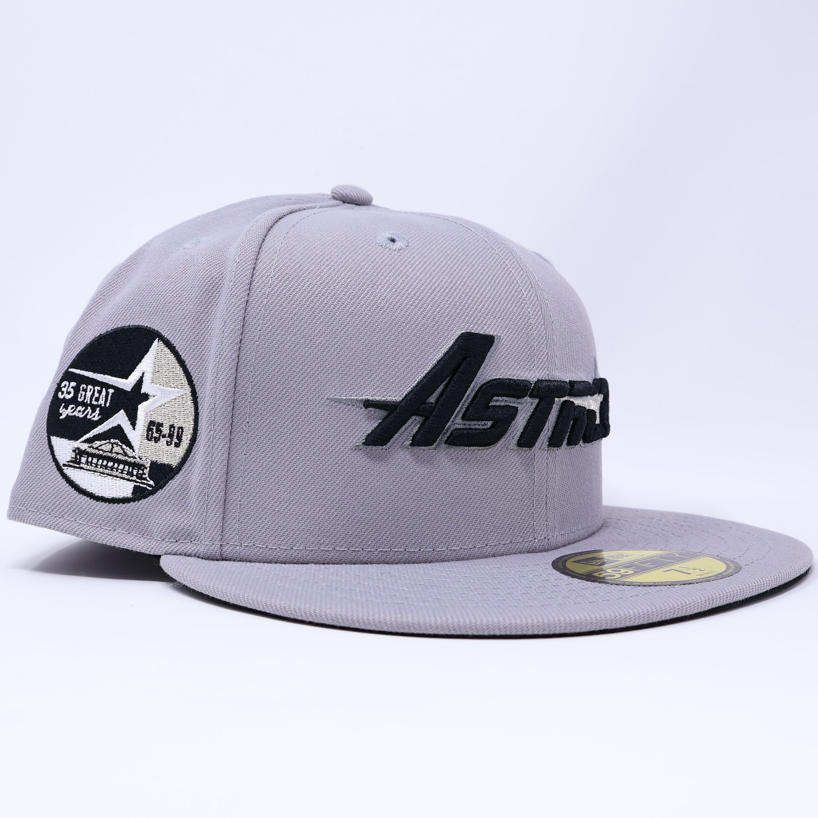 Gray Houston Astros 35 Great Years 59fifty New Era Fitted Cap Hat Sun