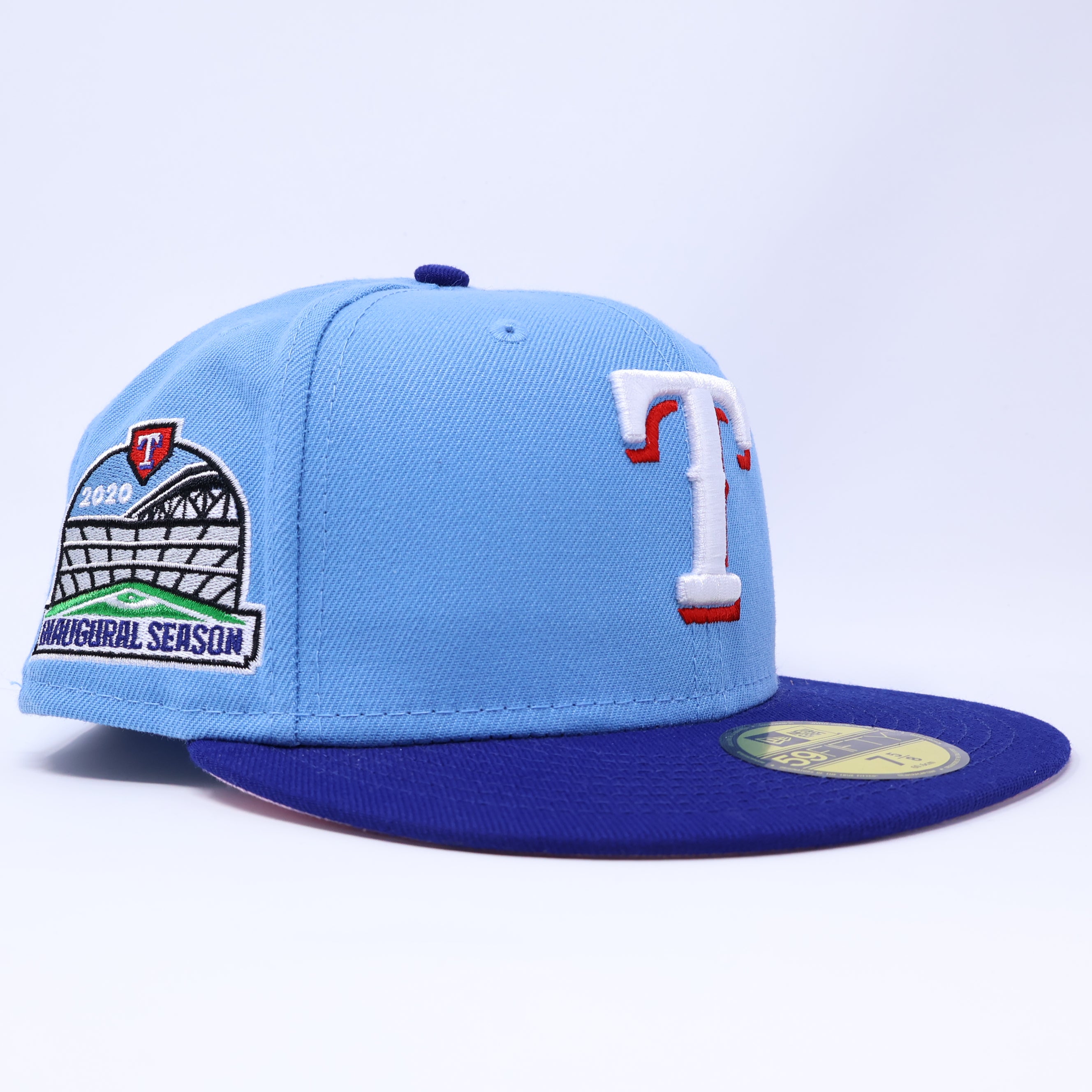 NEW Blue Dallas Texas Rangers 2020 Inaugural Season 59FIFTY New Era Fitted Hat