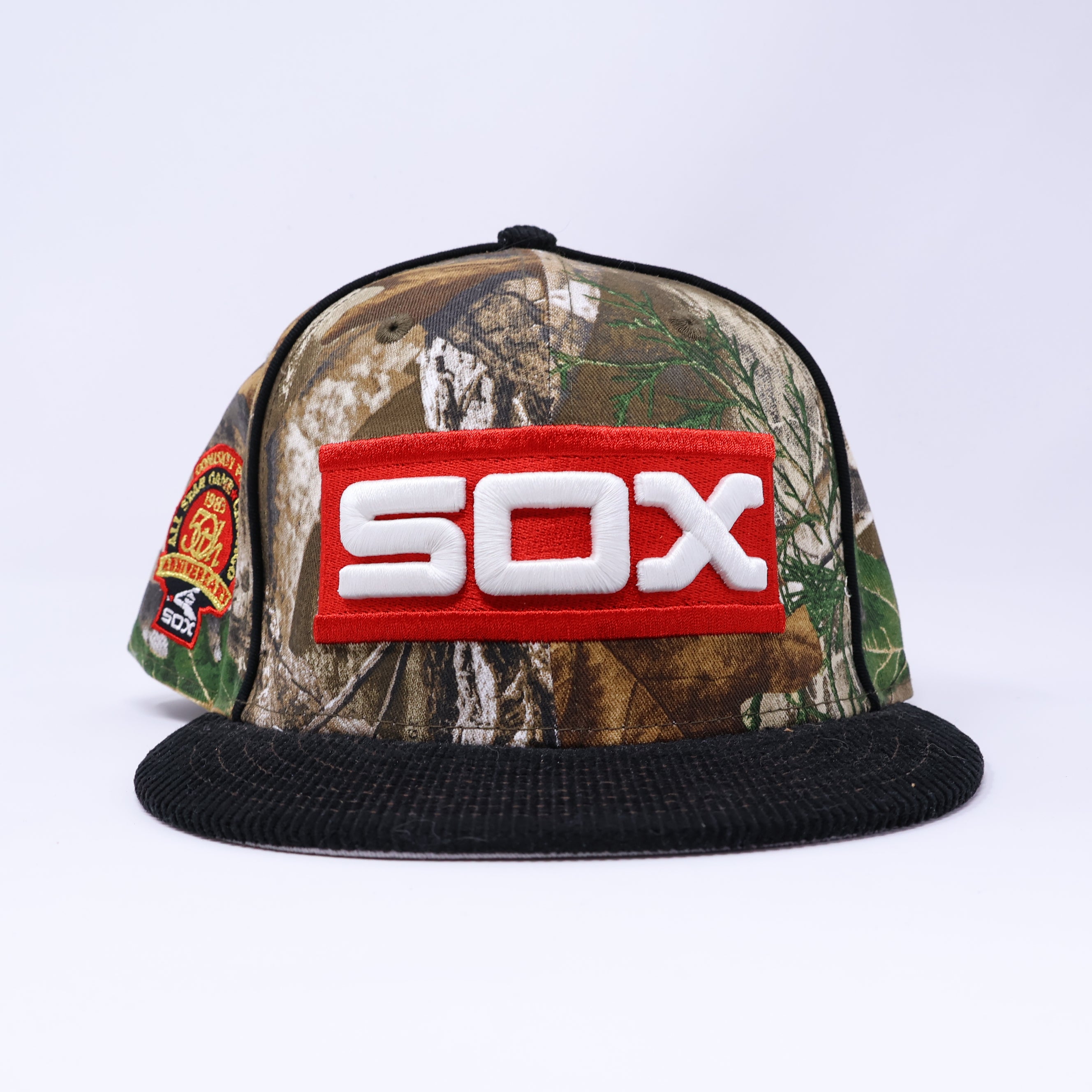 NWT 1/4 Camo Realtree Boston White Sox 50th Anniversary  59fifty New Era Fitted Hat Cap