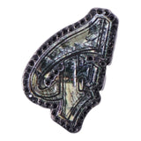 Letter F Script Pin