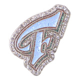 Letter F Script Pin