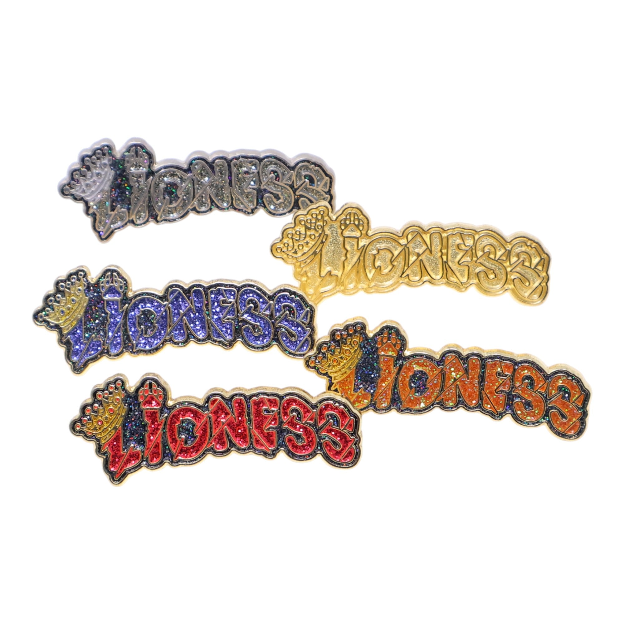 Lioness Script Pin
