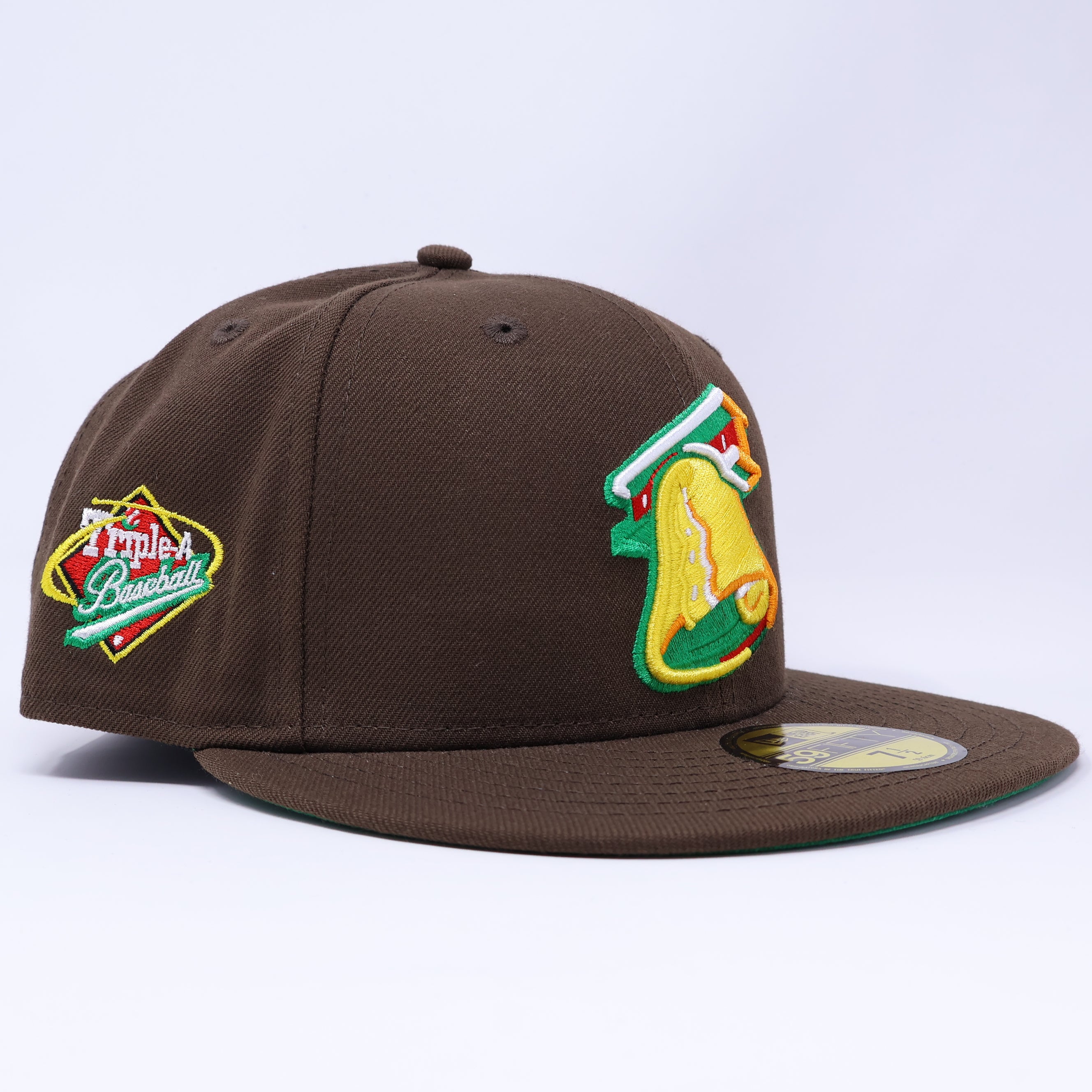 Brown Lehigh Valley IronPigs Triple-A Baseball 59fifty New Era Fitted Hat Cap