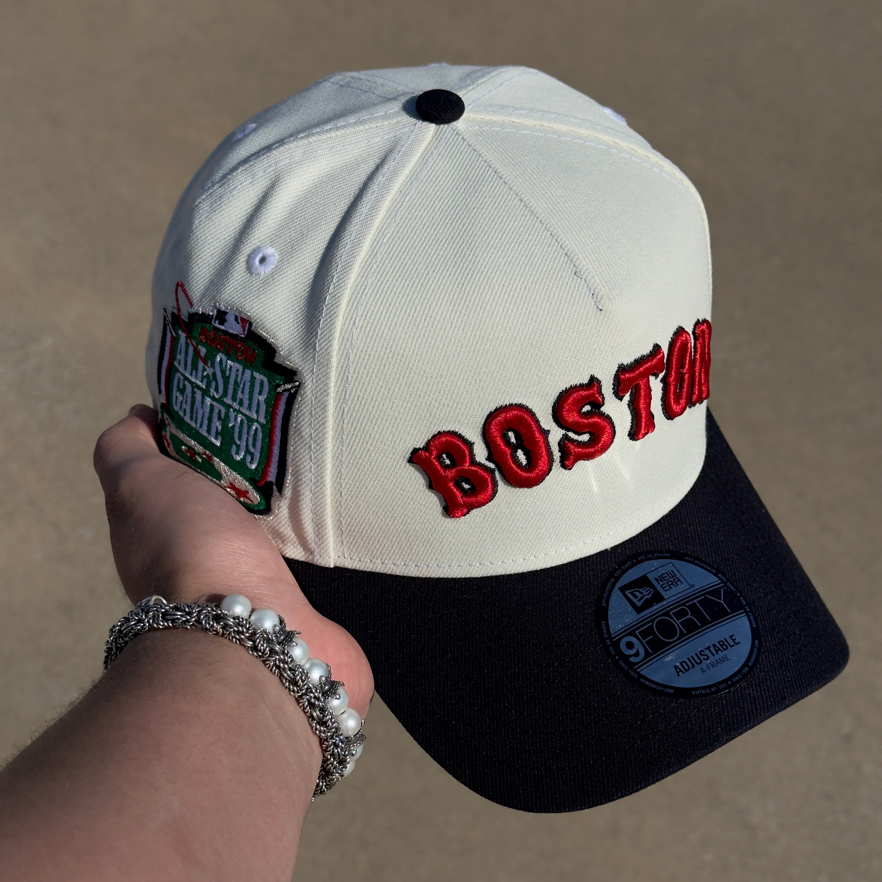 Chrome Boston White Sox All Star Game 99 New Era Adjustable One Size 9Forty Hat
