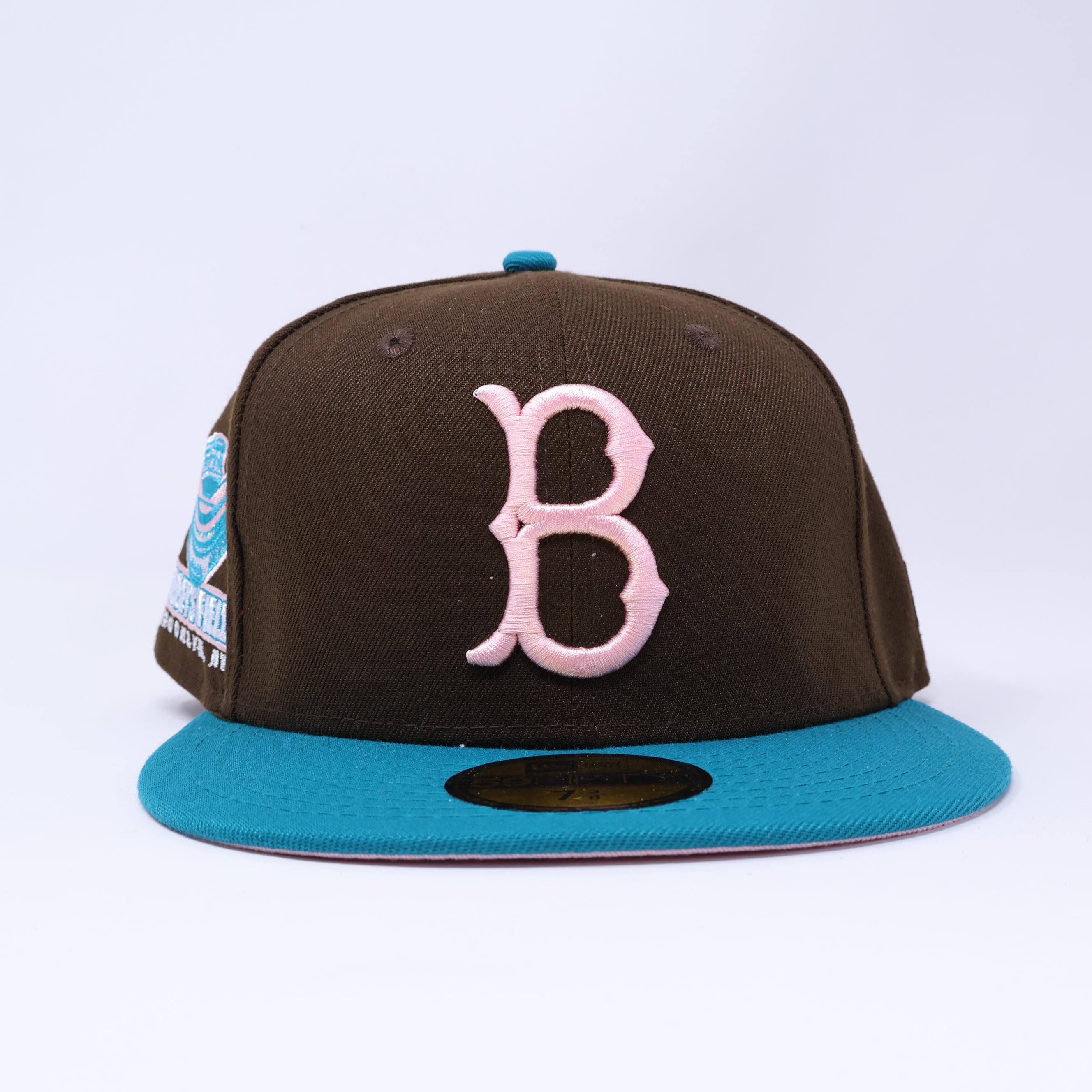 NWT 3/8 Brown Brooklyn Dodgers Ebbets Field 59fifty New Era Fitted Hat Cap