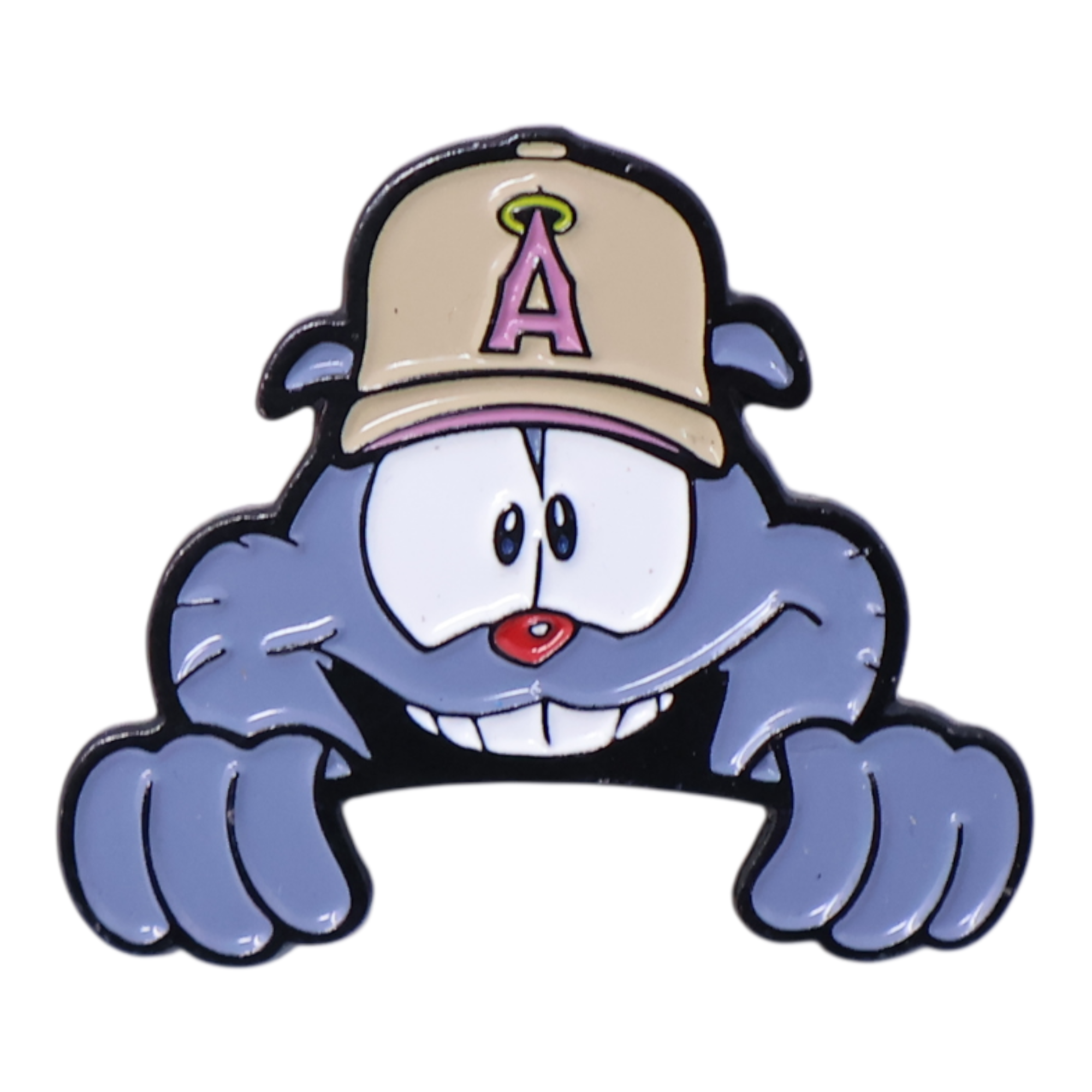 Cat Los Angeles Angels Peeker Pin
