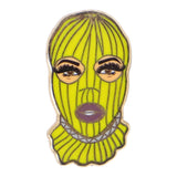 Masked Girl Graphic Pin