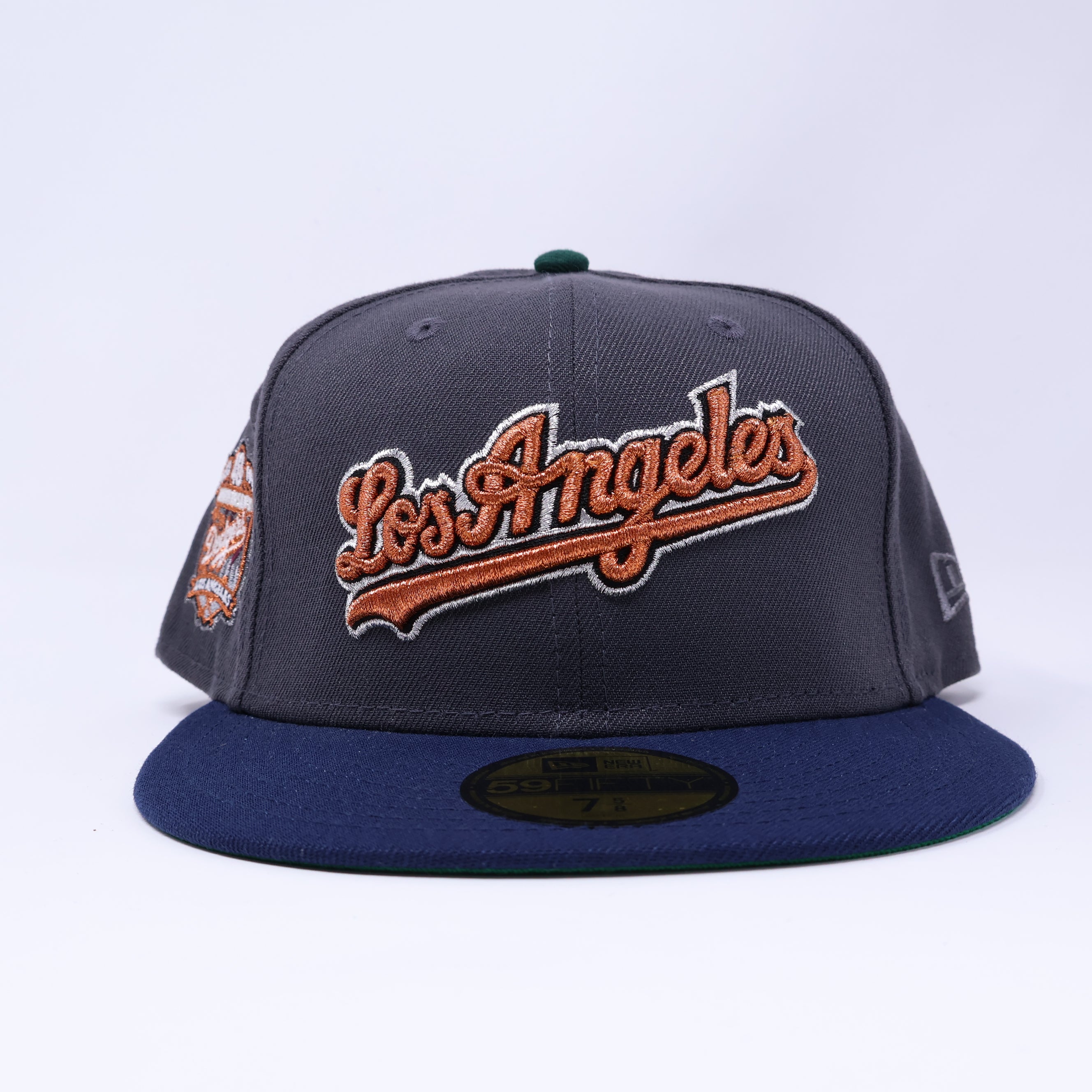 NWT 5/8 Gray Los Angeles Angels 40th Anniversary 59fifty New Era Fitted Hat Cap