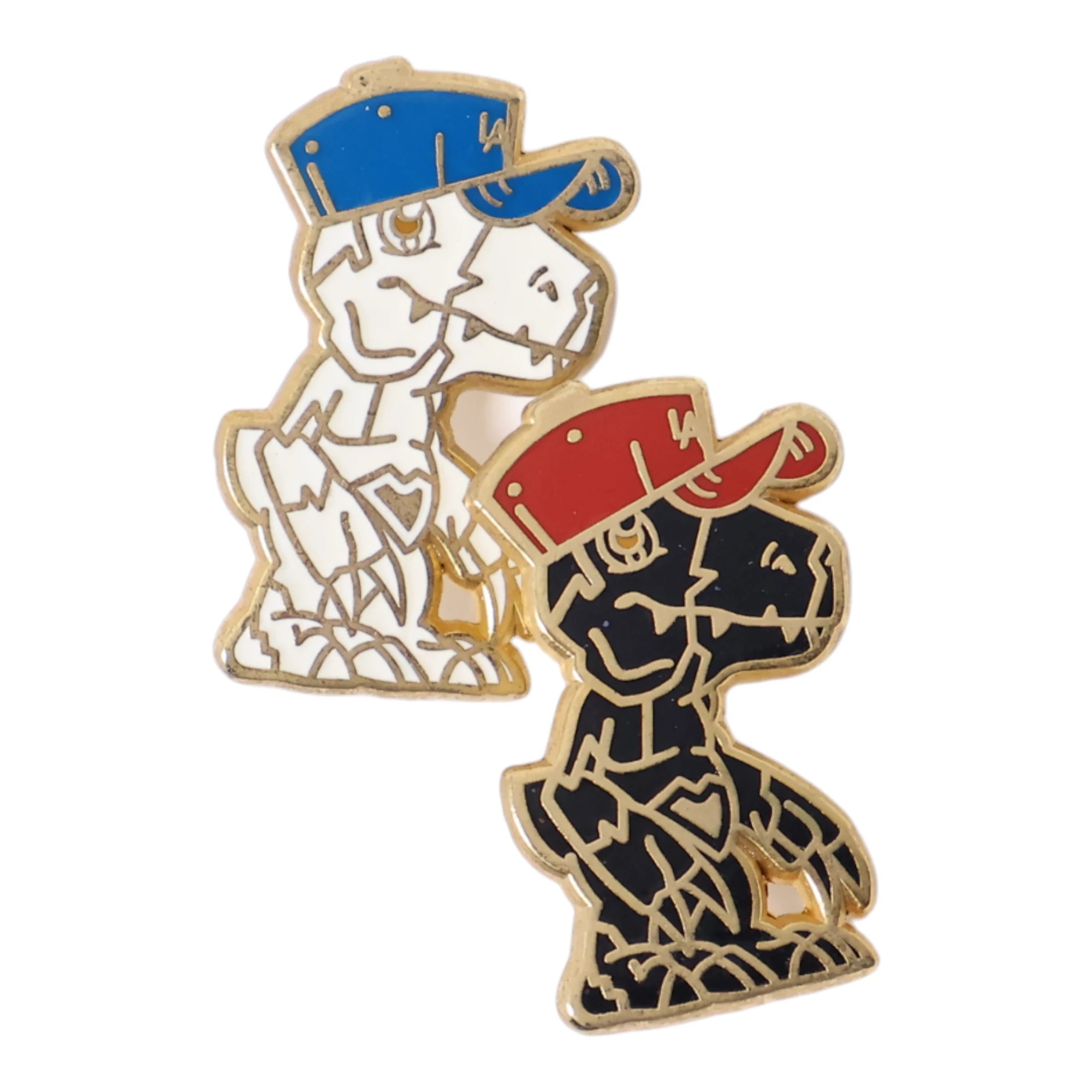 Dinosaur Sketch Graphic Pin