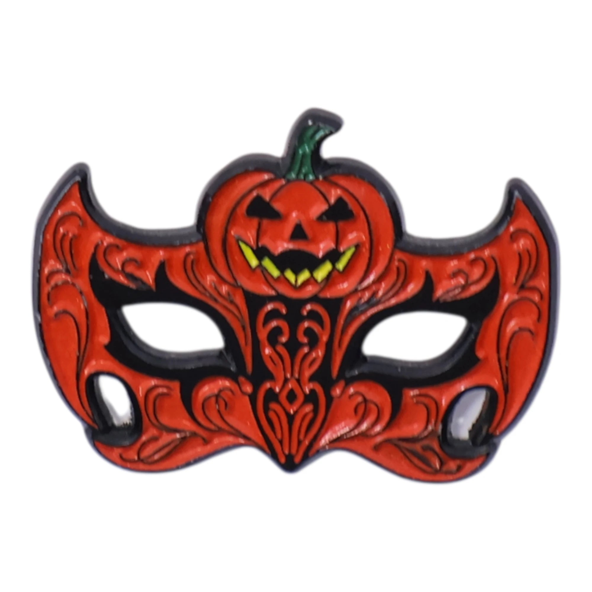 Ornamental Masks Graphic Pin