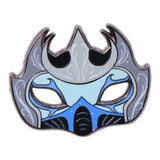 Ornamental Masks Graphic Pin