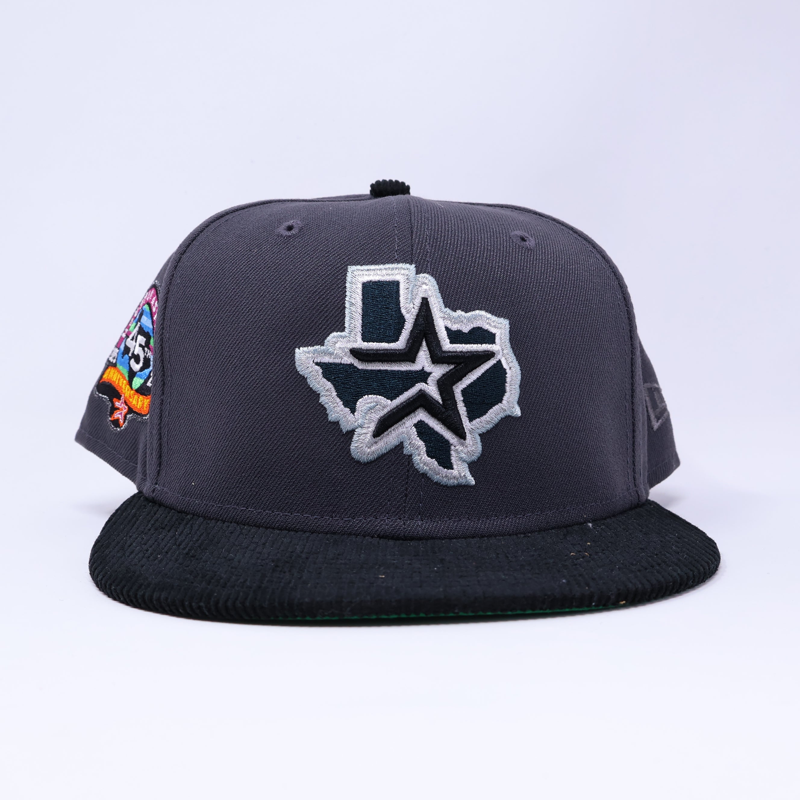 NWT Gray Houston Astros 45th Anniversary 59fifty New Era Fitted Hat Cap