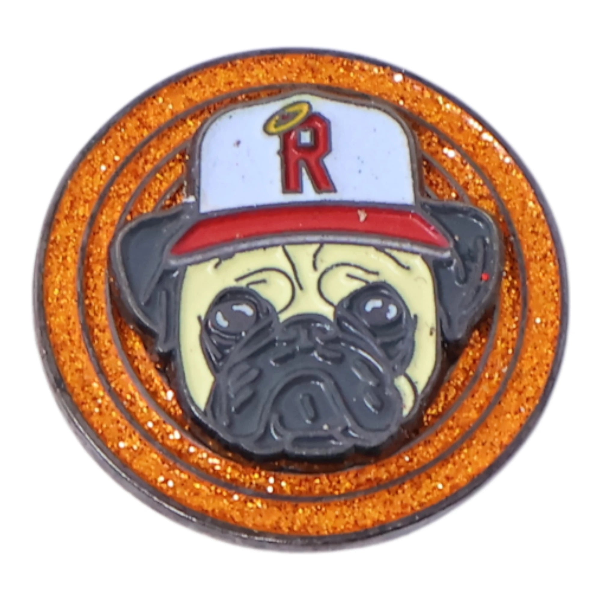 Pug Spinner (Mechanical) Graphic Pin