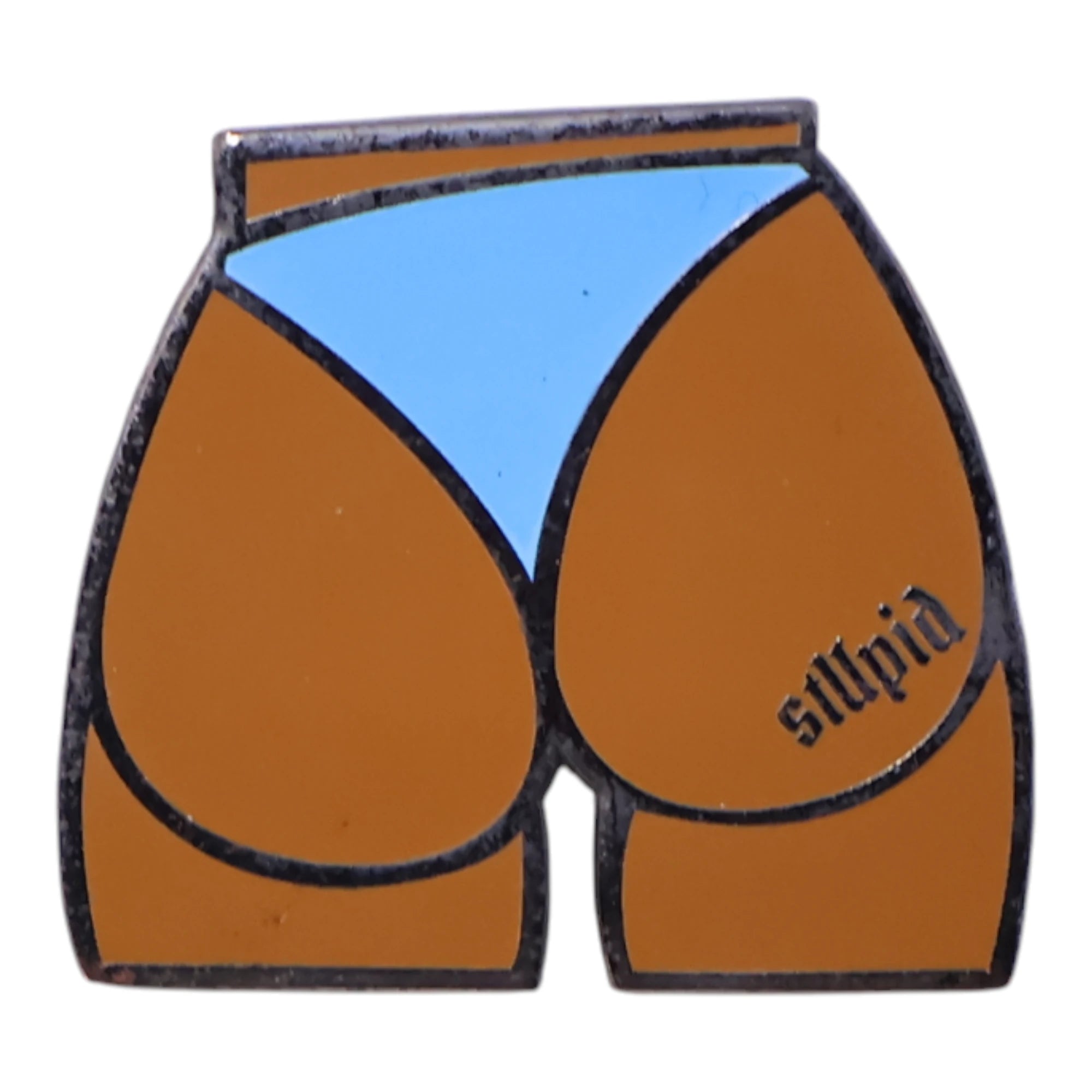 Booty Cheeks Graphic Pin