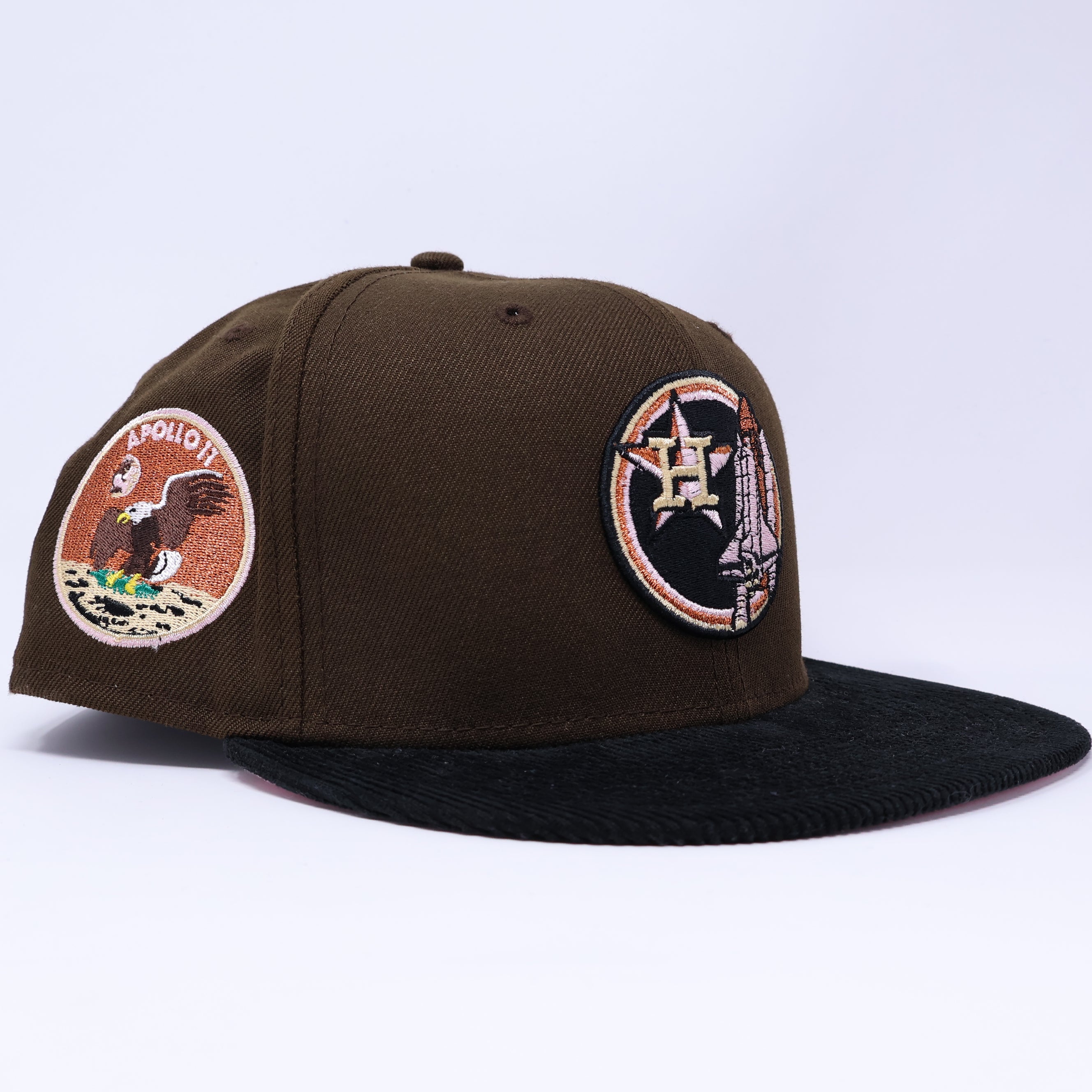 NWT Brown Houston Astros Apollo 11 NASA 59fifty New Era Fitted Hat Cap