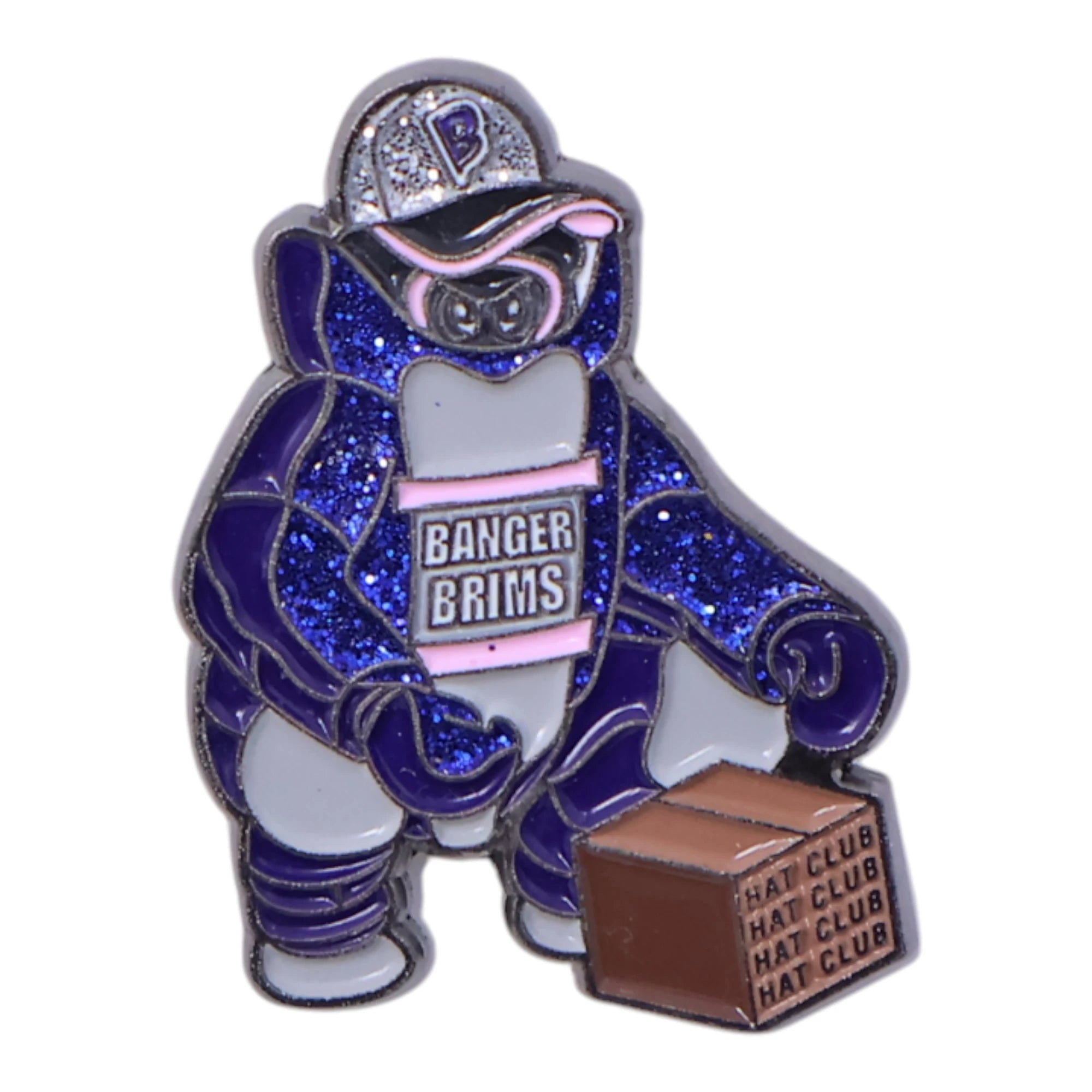 Blue Bomb Squad Hat Club Graphic Pin
