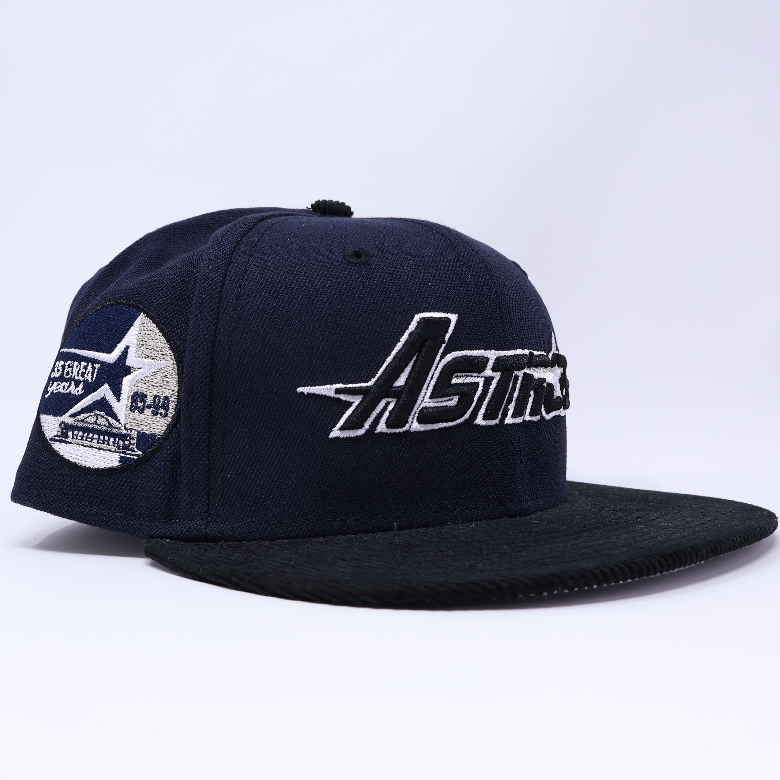 NWT Navy Houston Astros 35 Great Years 59fifty New Era Fitted Hat Cap