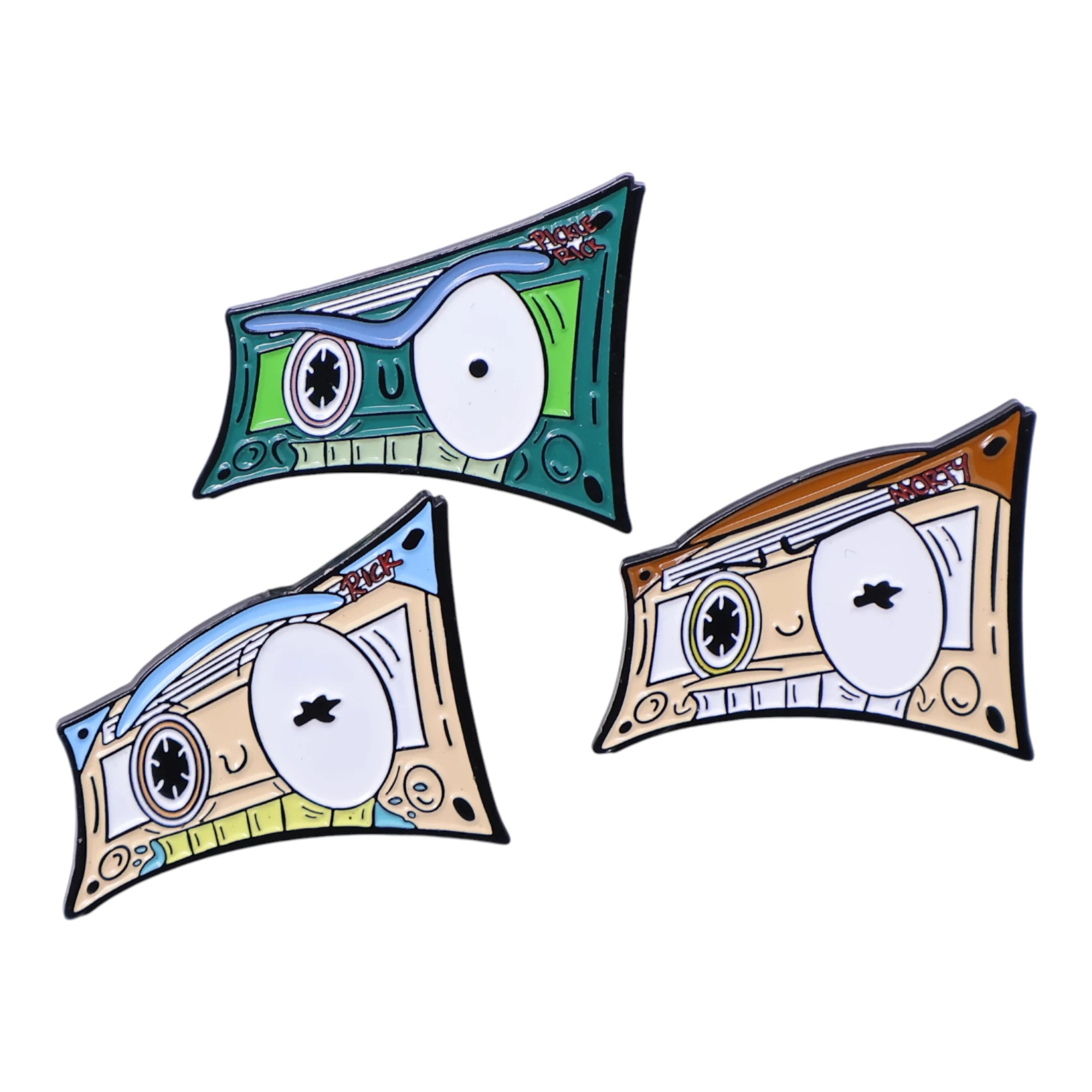 Rick & Morty Cassette Graphic Pin