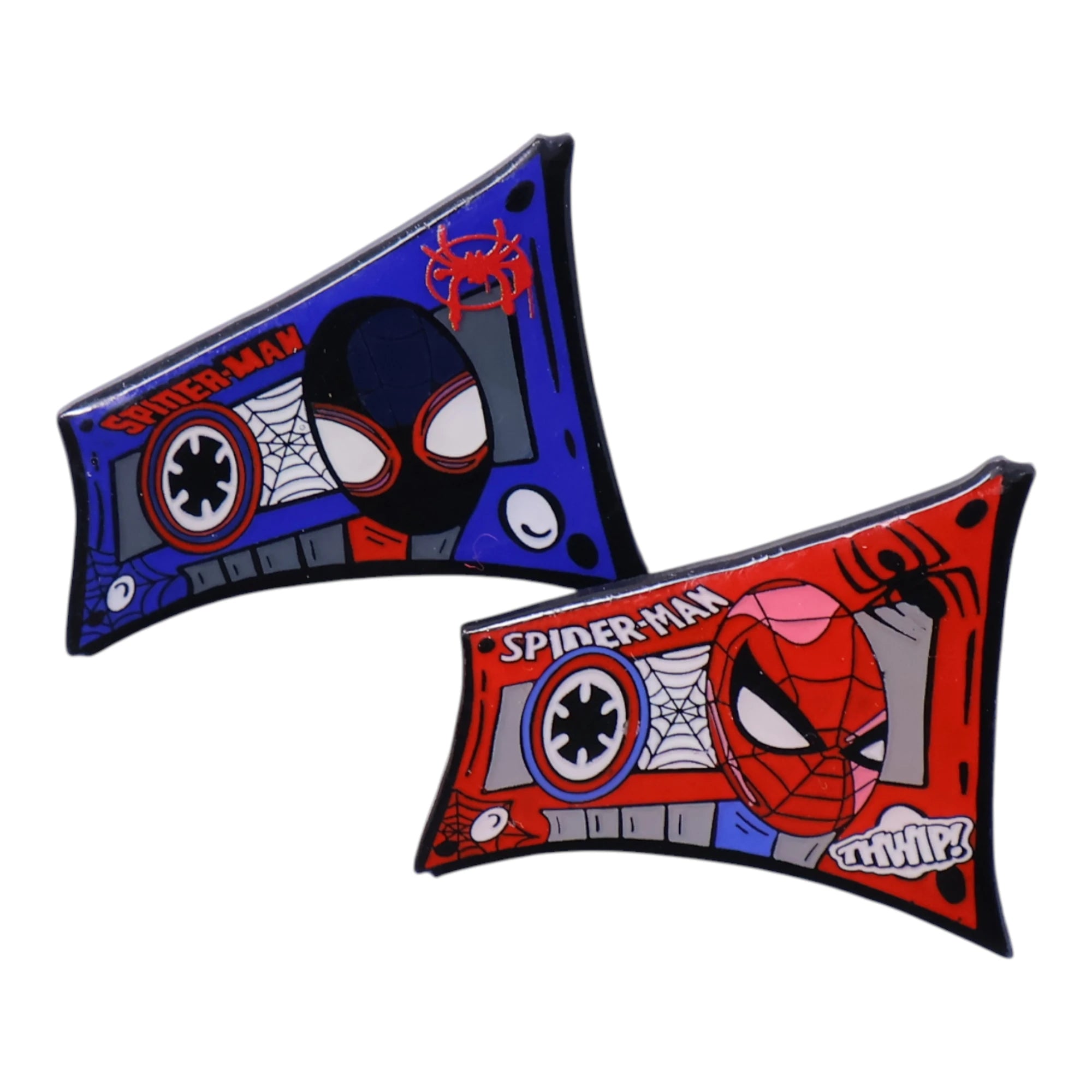 Spider Man Cassette Graphic Pin