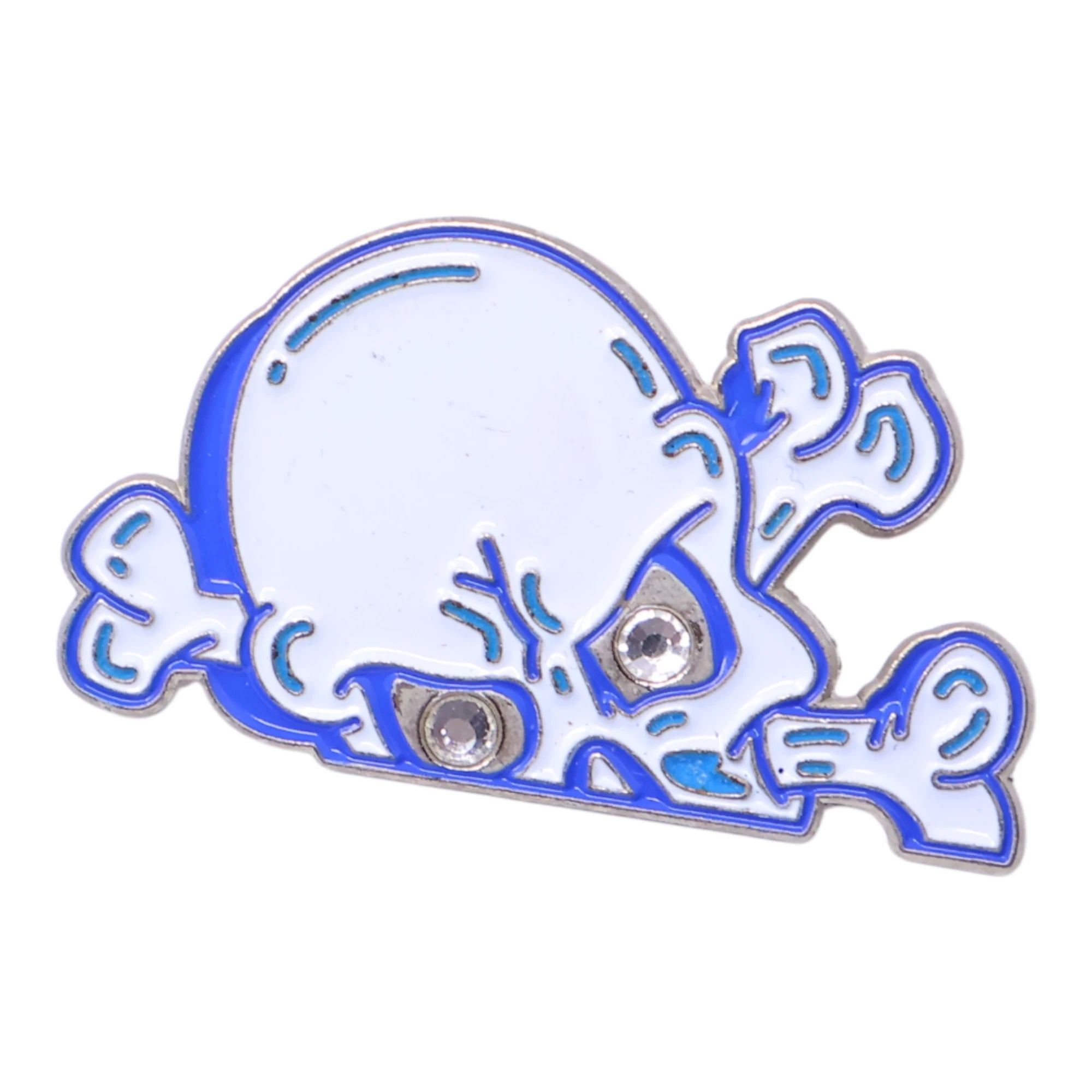 Crossbones Skull Graphic Pin