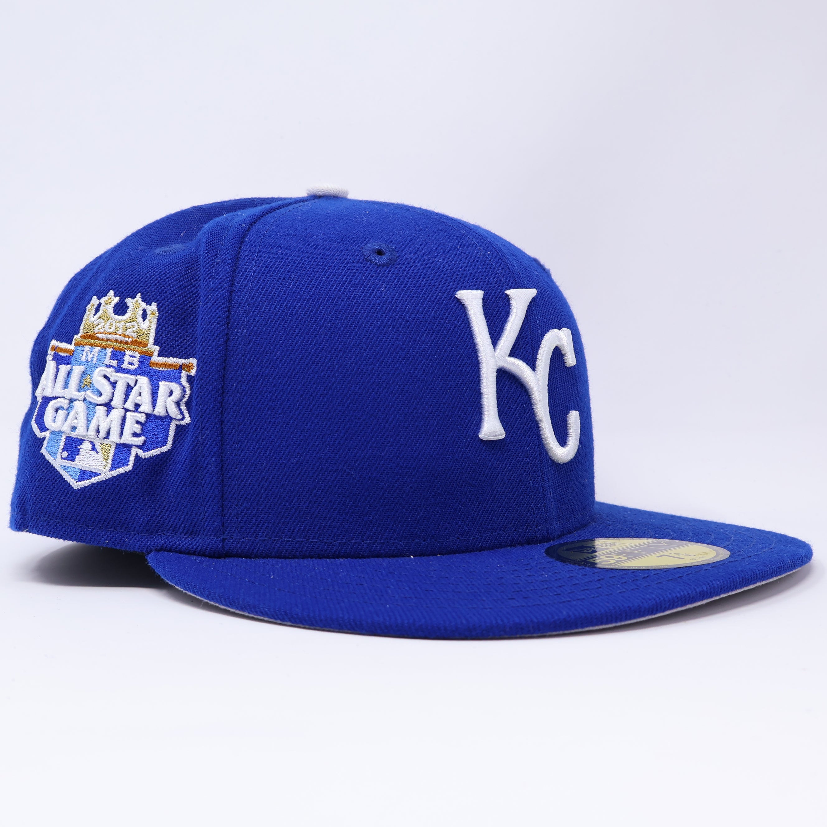 NWT 3/8 Blue Kansas City Royals 2012 All Star Game 59fifty New Era Fitted Hat Cap