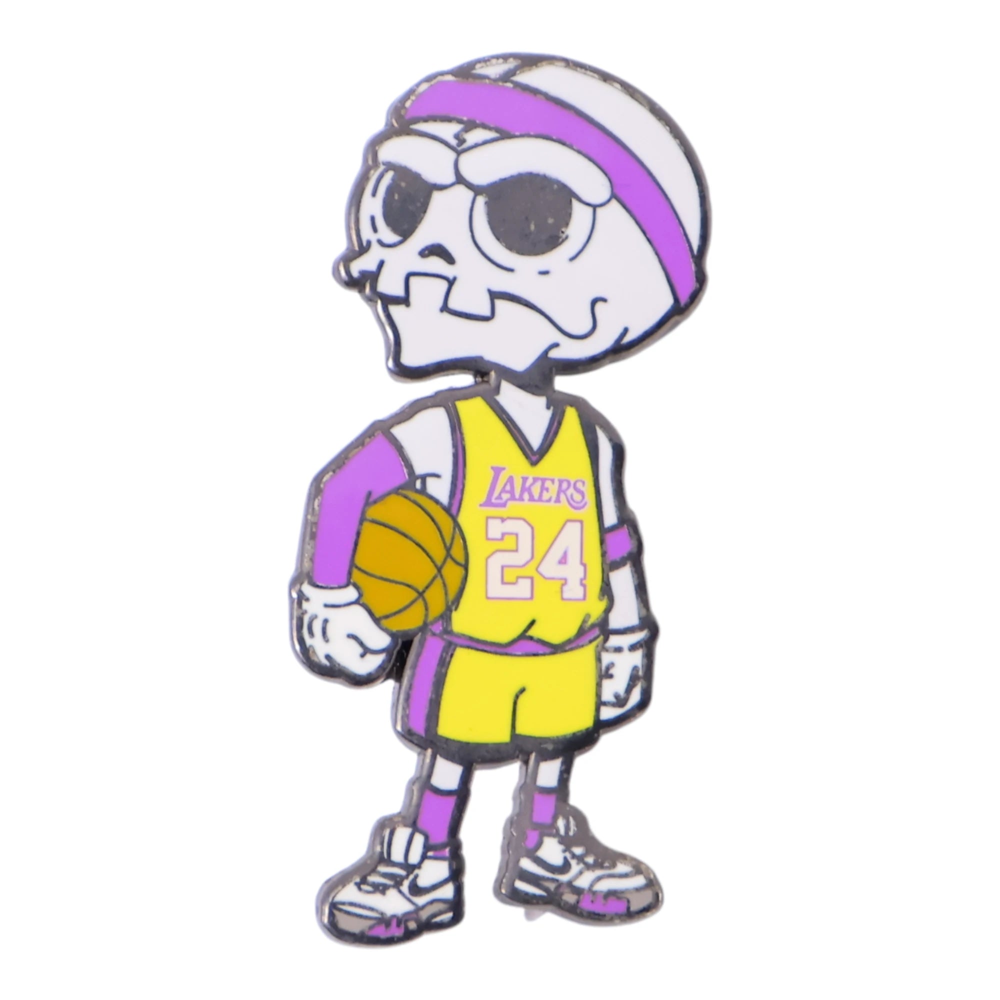 NBA Lakers Kobe Skeleton Graphic Pin
