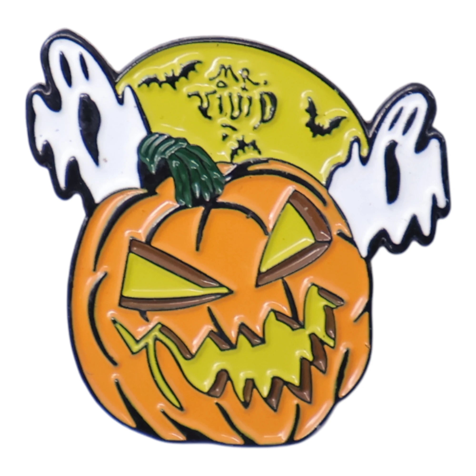 Halloween Pumpkin Graphic Pin